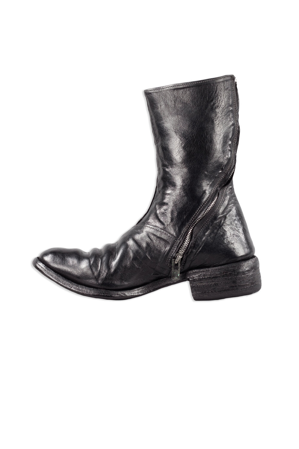Object Dyed Lined Diagonal Zip Goodyear Boot
