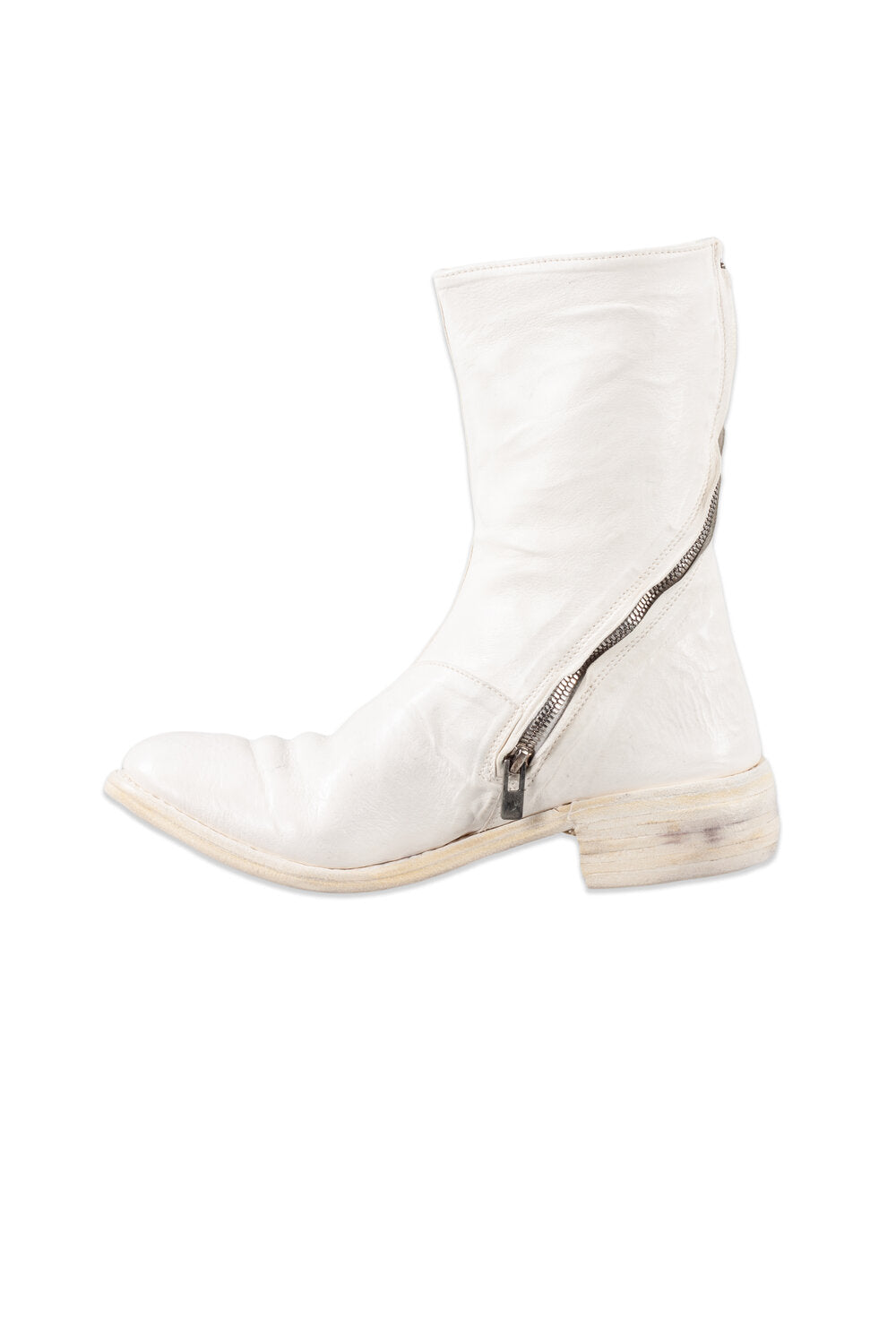 Object Dyed Lined Diagonal Zip Goodyear Boot