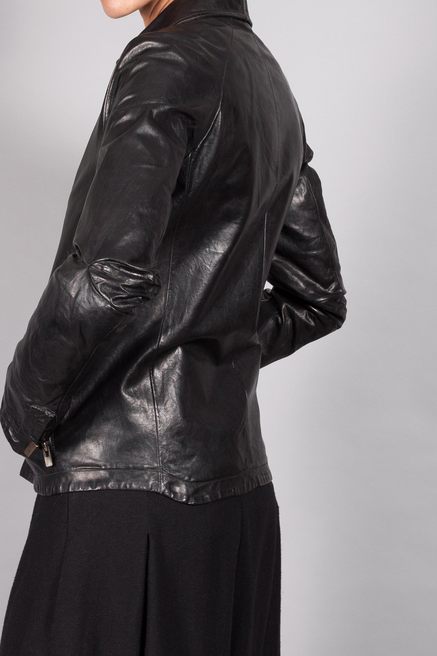 Object Dyed Lined Scarstitched Jacket