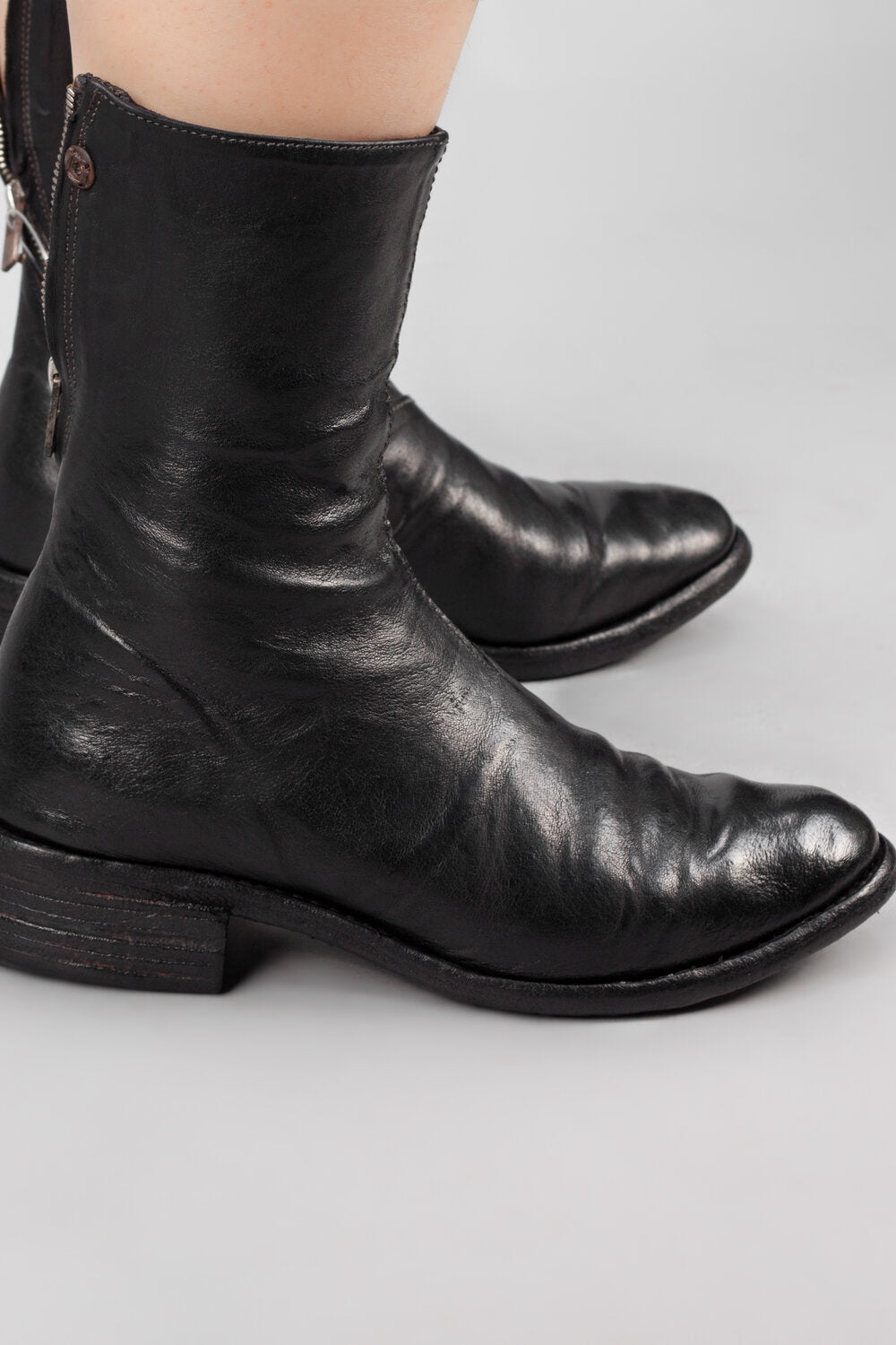 Object Dyed Lined Diagonal Zip Goodyear Boot
