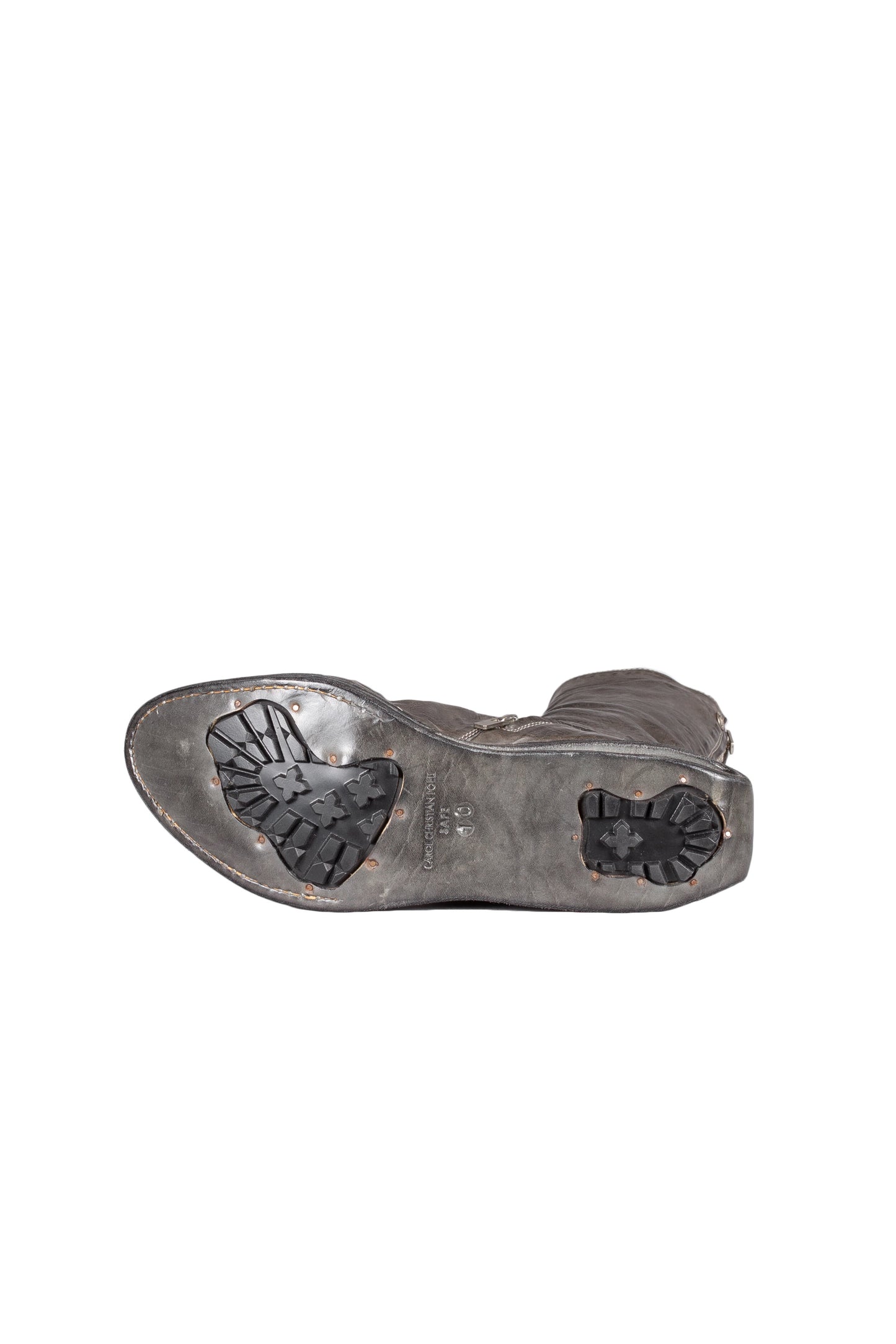 U-Sole Prosthetic Diagonal Zip Lined Goodyear Boot