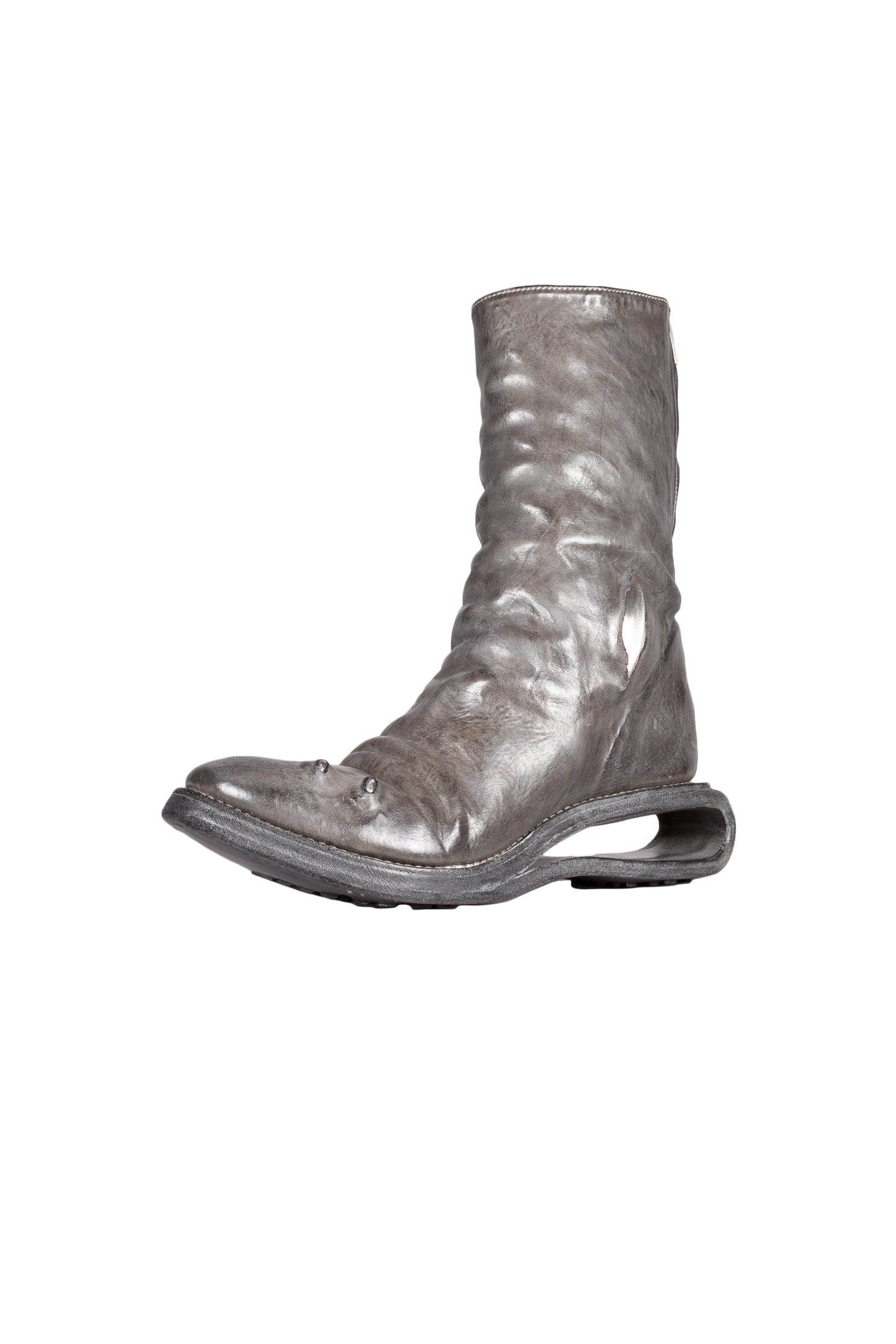 U-Sole Prosthetic Diagonal Zip Lined Goodyear Boot