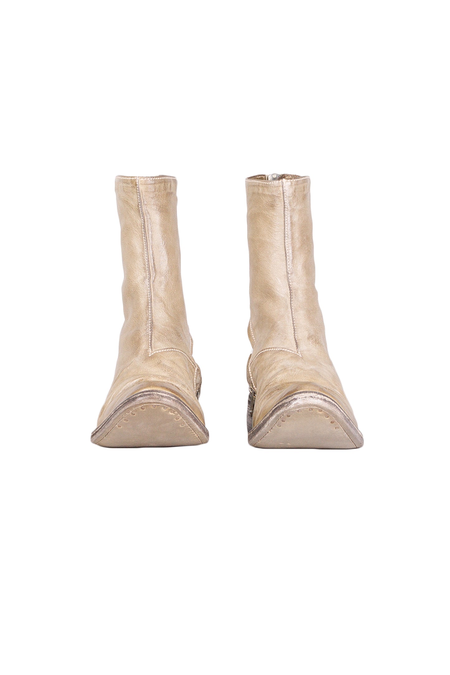Object Dyed Lined Diagonal Zip Goodyear Boot