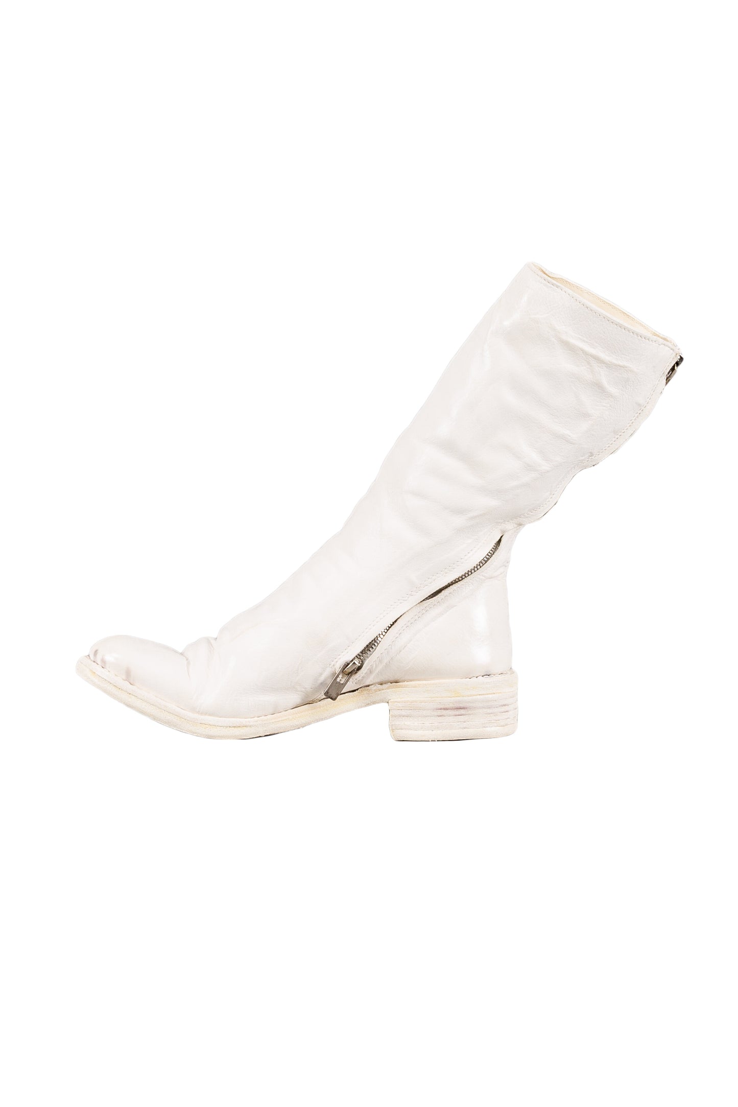 Object Dyed Lined Long Diagonal Zip Goodyear Boot