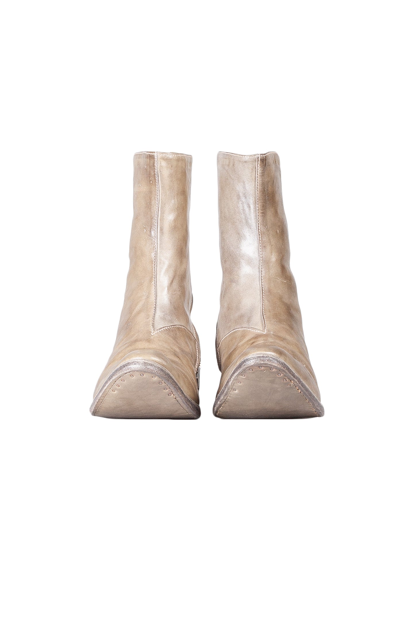 Object Dyed Lined Diagonal Zip Goodyear Boot