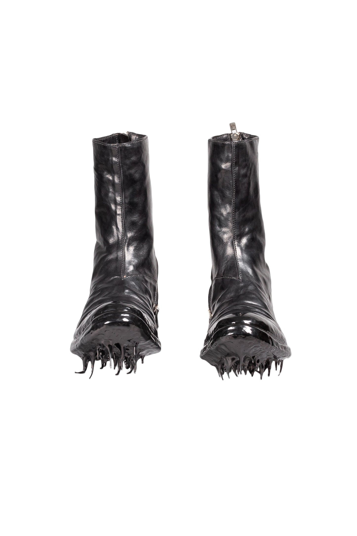 Object Dyed Lined Rubber Drip Diagonal Zip Goodyear Boot