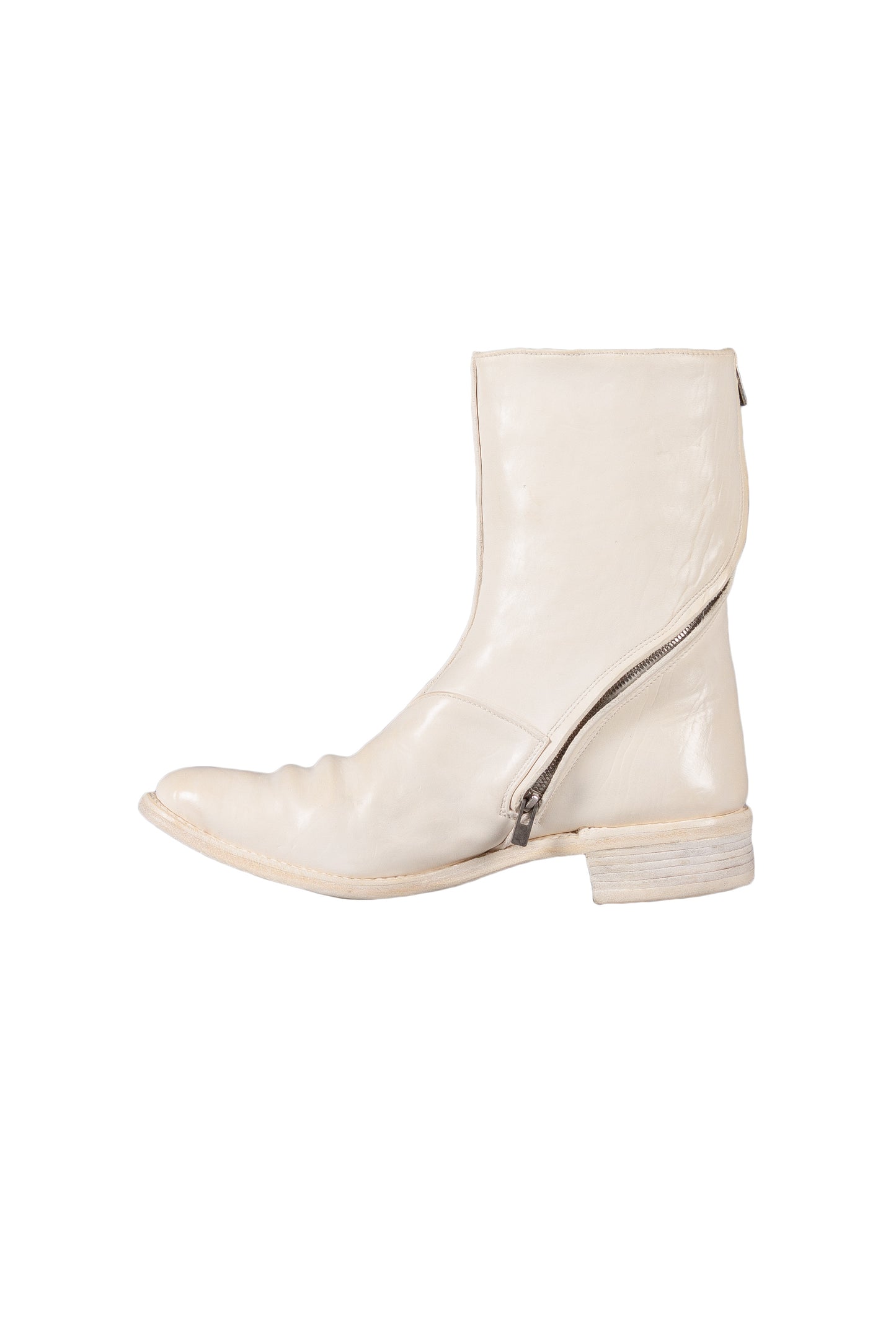 Object Dyed Lined Diagonal Zip Goodyear Boot