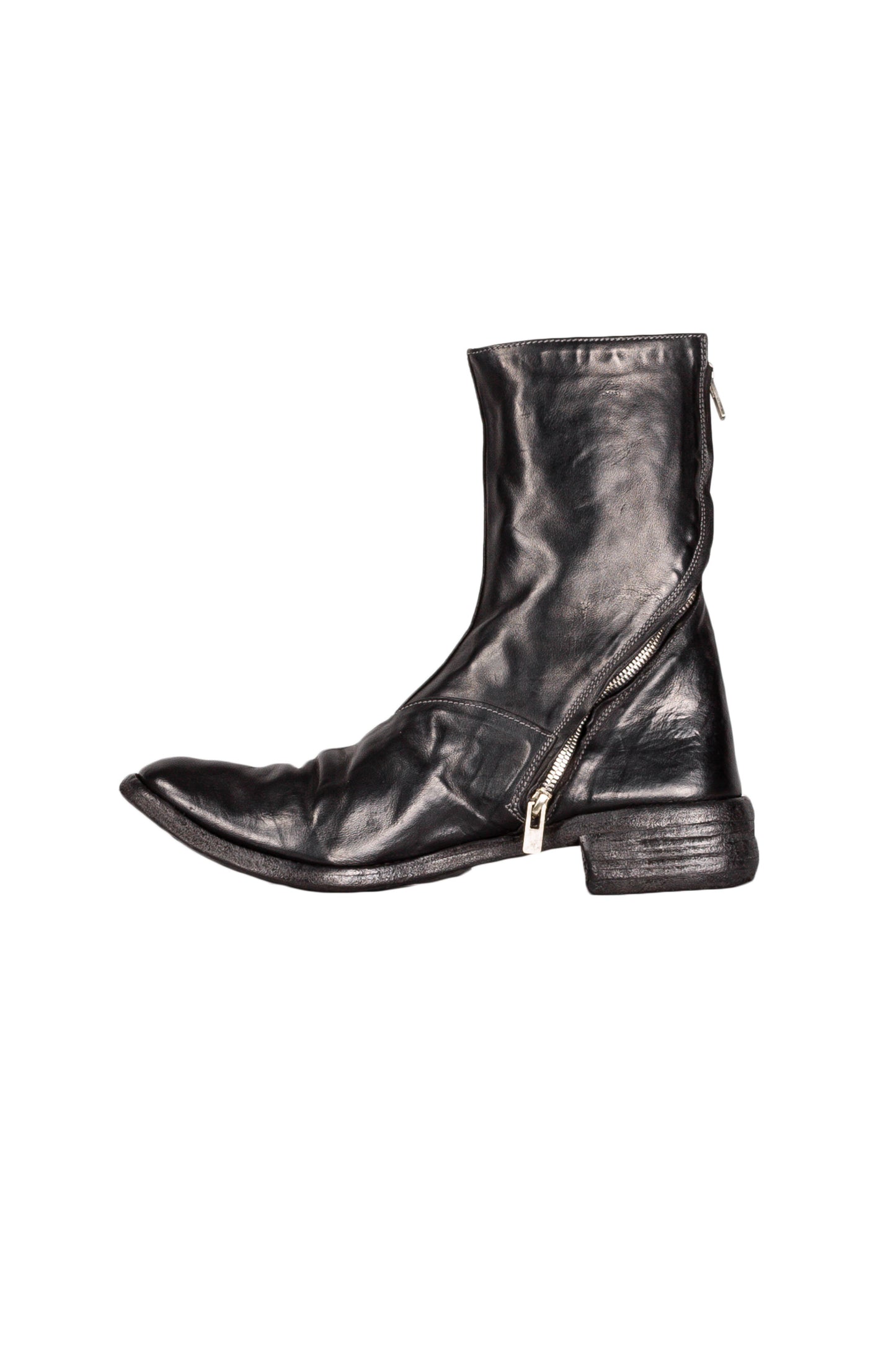 Object Dyed Lined Diagonal Zip Goodyear Boot