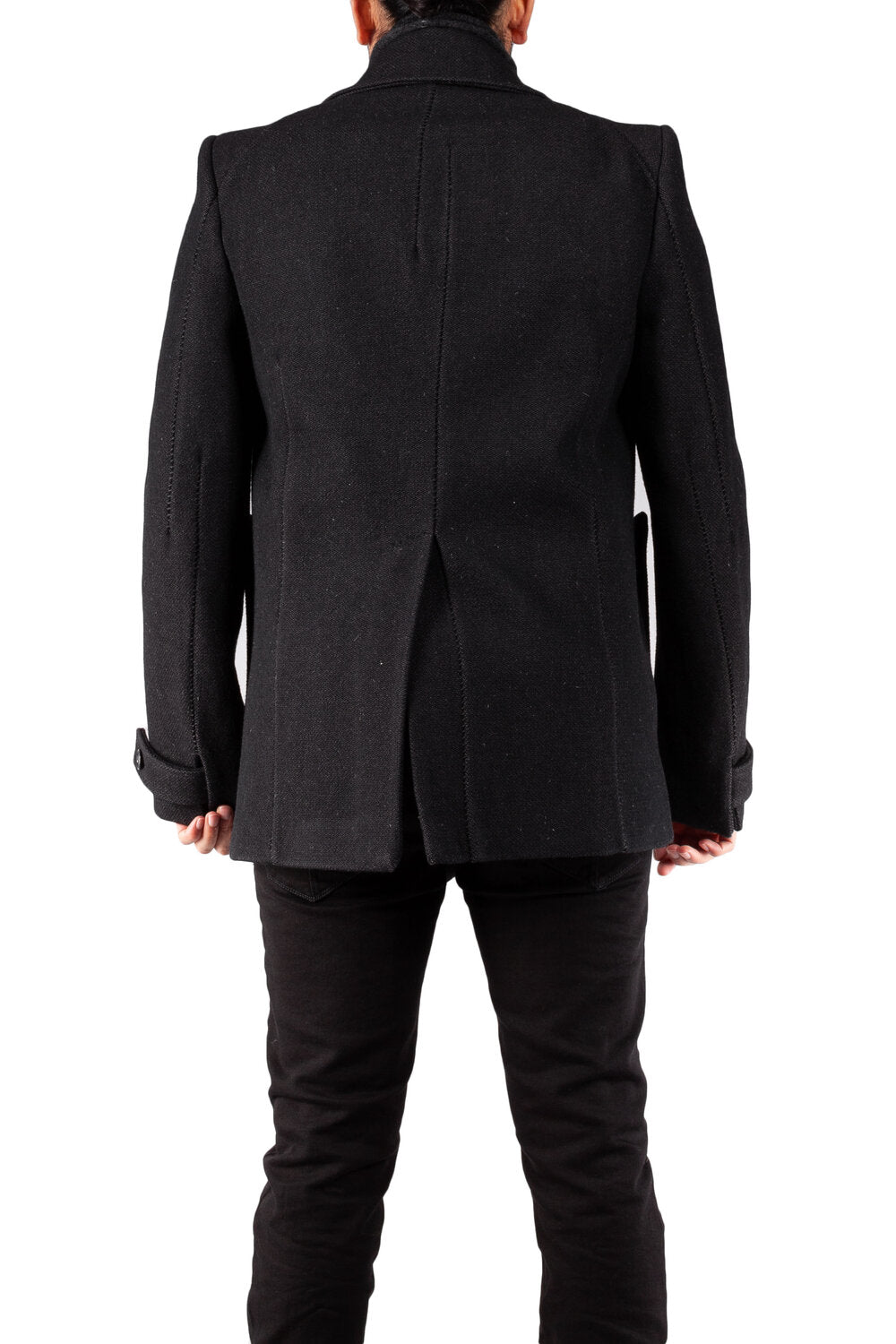 Unlined Visible Overlock One Piece Dead End Caban