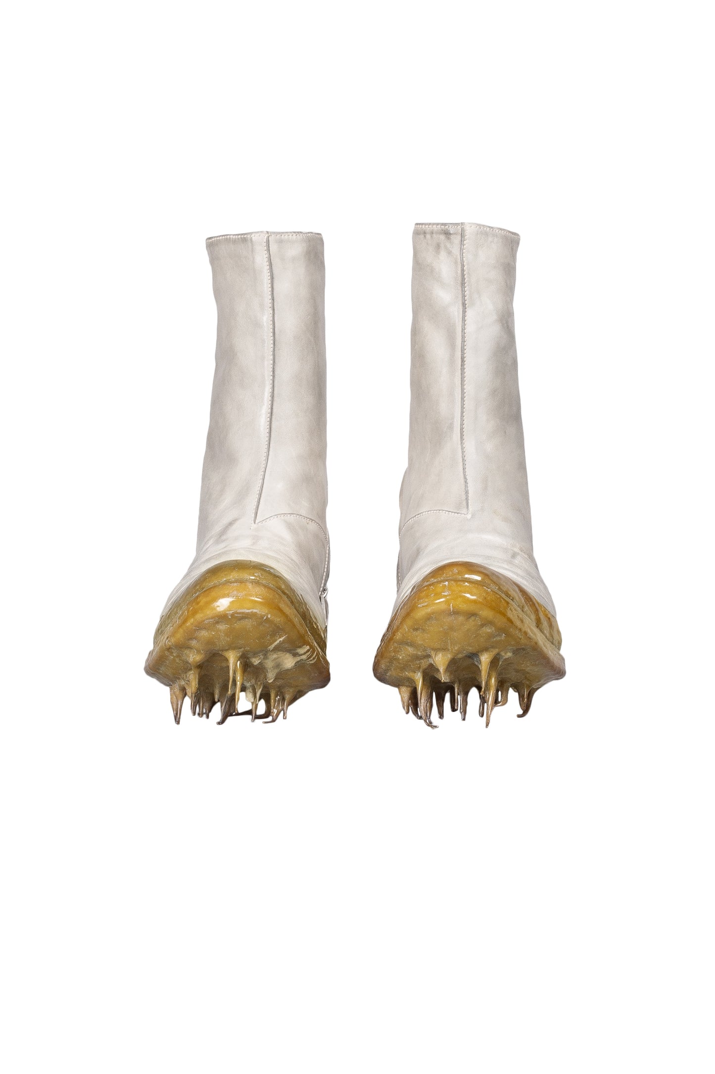 Object Dyed Lined Rubber Drip Diagonal Zip Goodyear Boot