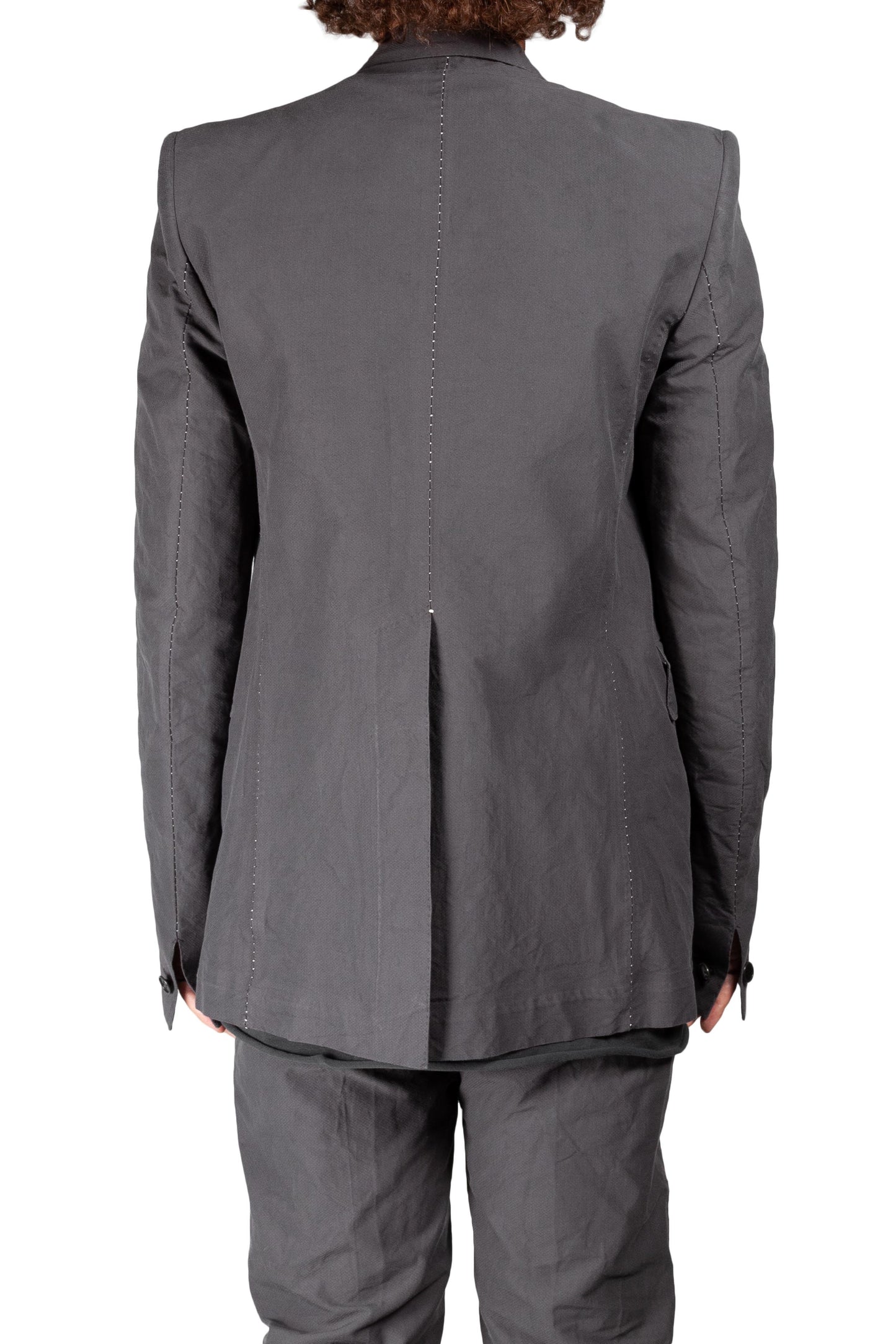 Unlined Contrast Meltchain Suit