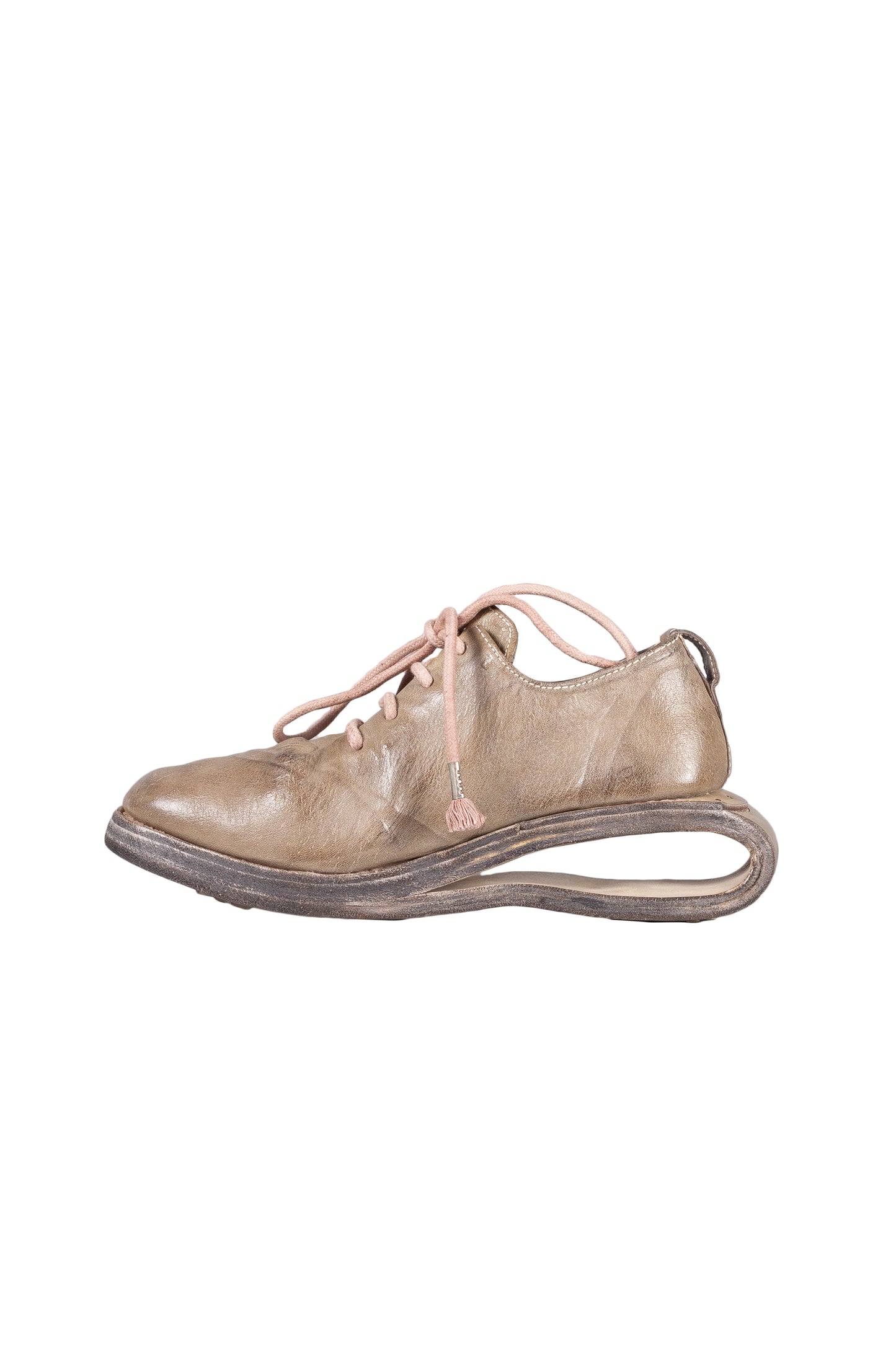 Object Dyed Lined U-Sole Officer Derby