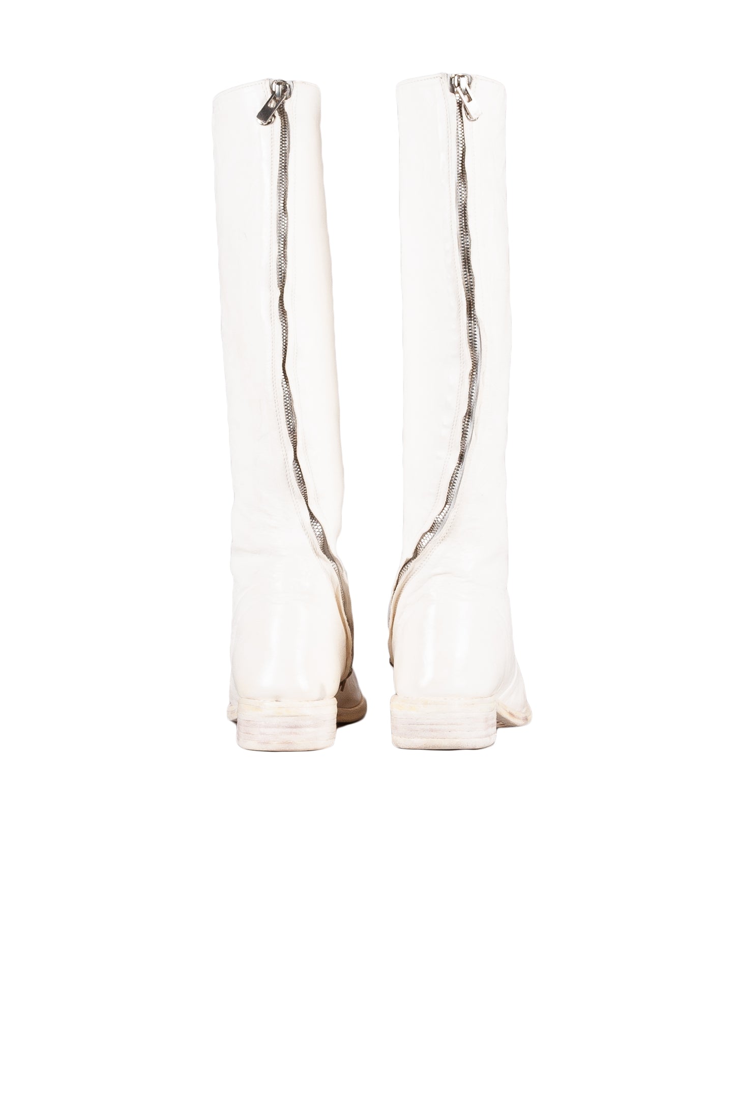 Object Dyed Lined Diagonal Zip Knee High Goodyear Boot
