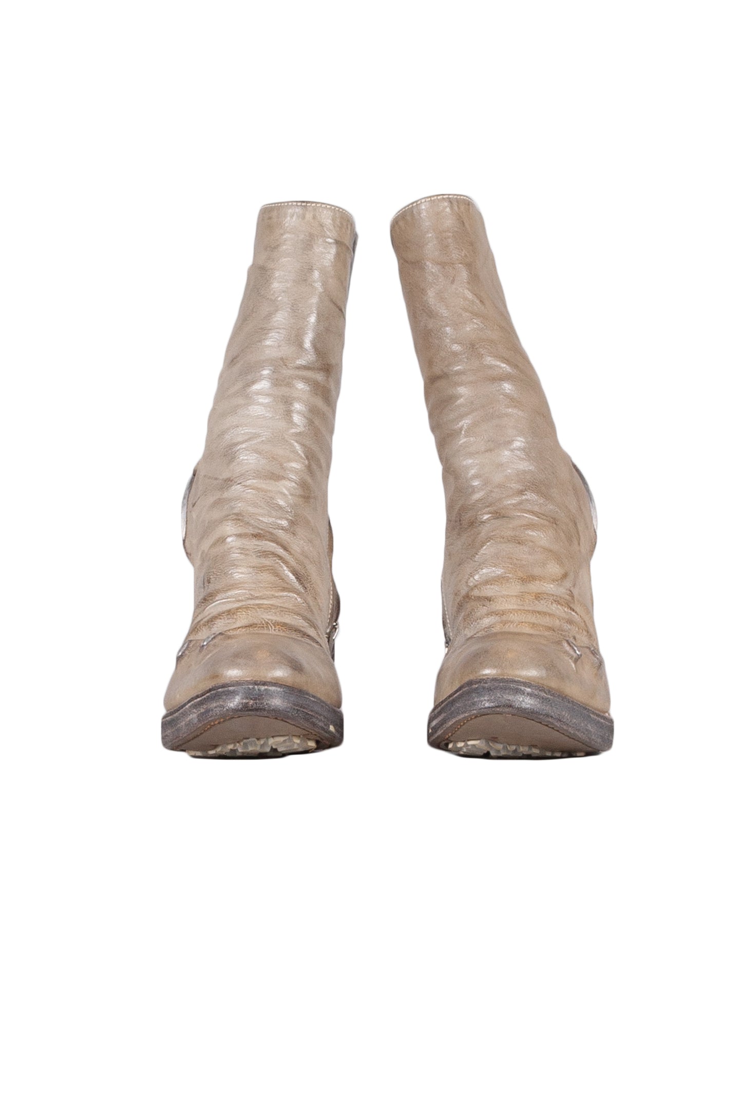 U-Sole Prosthetic Diagonal Zip Lined Goodyear Boot