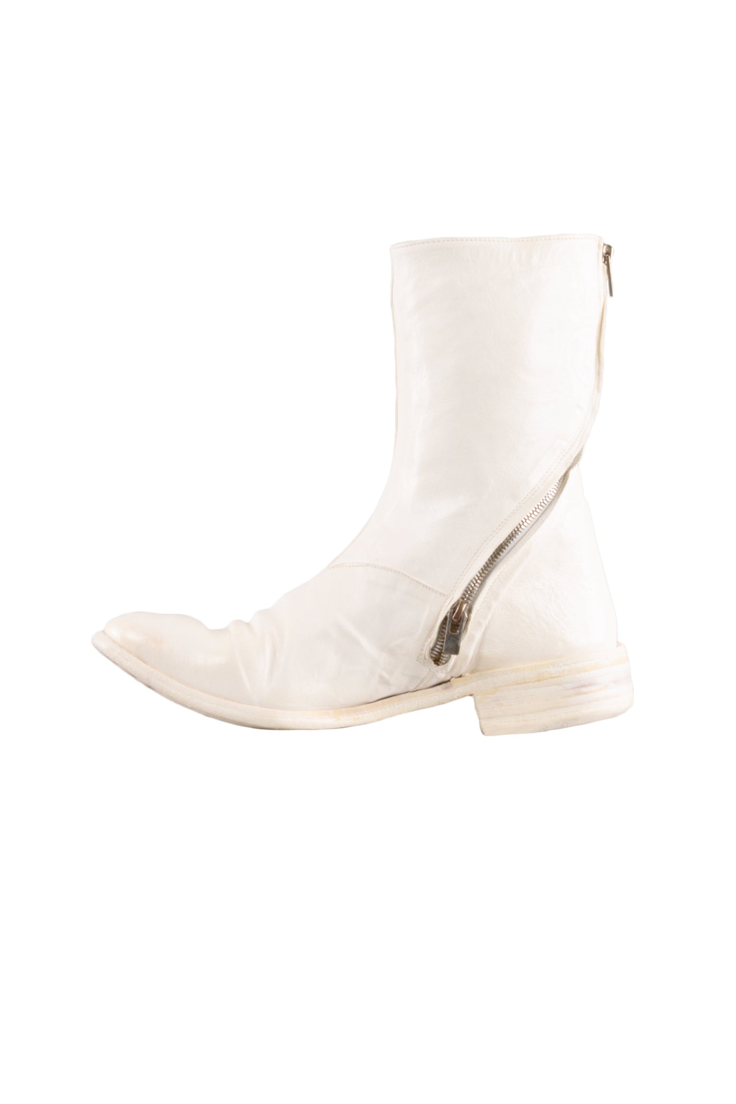 Object Dyed Lined Diagonal Zip Goodyear Boot