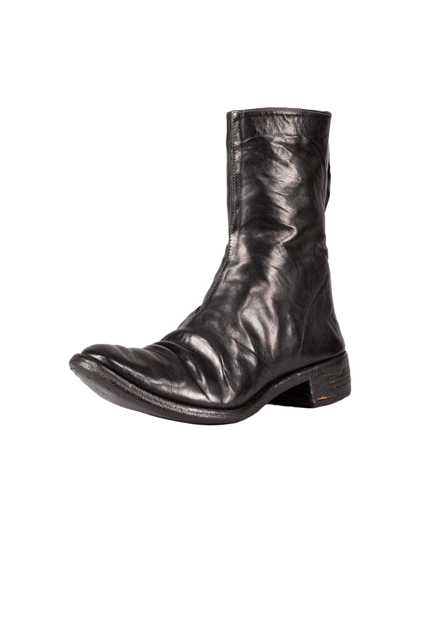 Object Dyed Lined Diagonal Zip Goodyear Boot