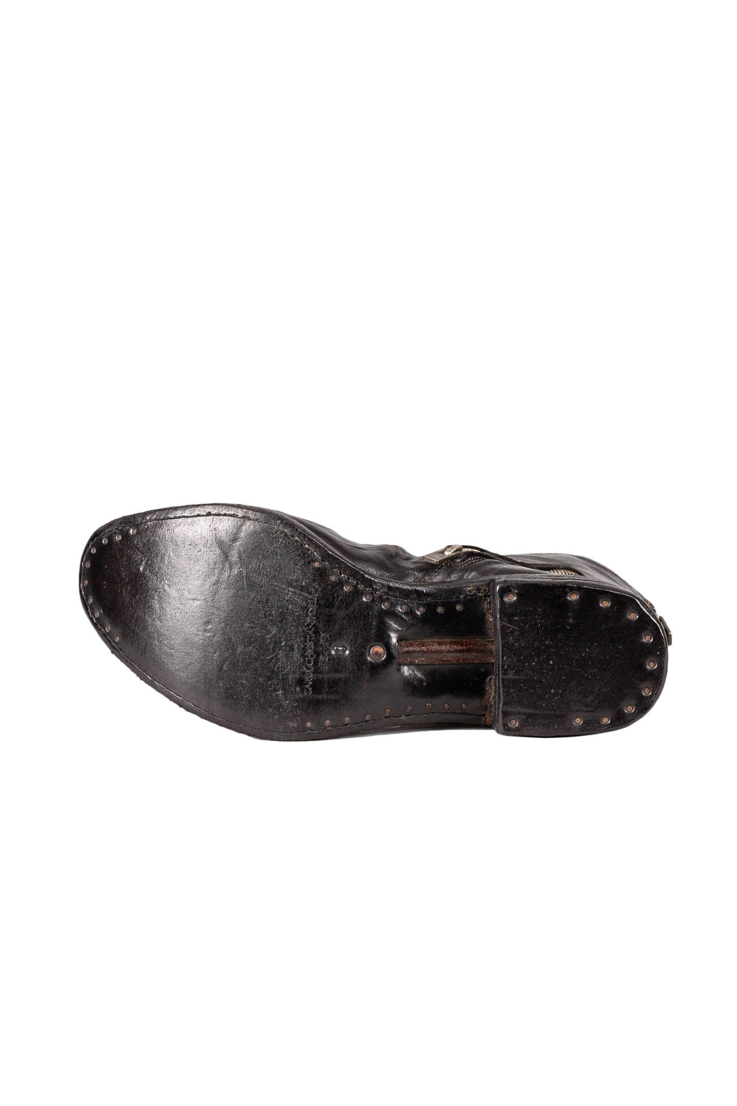Object Dyed Lined Diagonal Zip Goodyear Boot