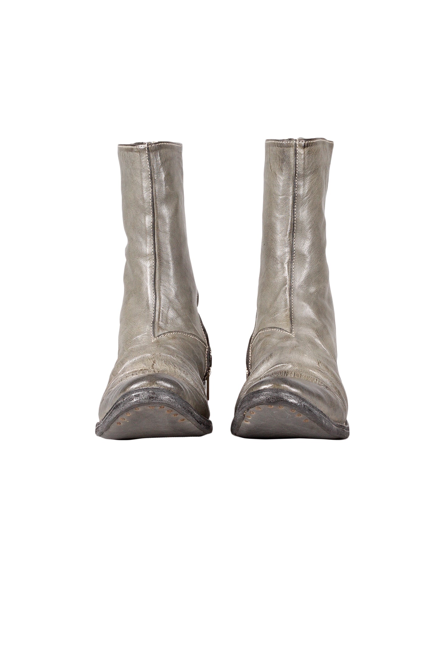 Object Dyed Lined Diagonal Zip Goodyear Boot