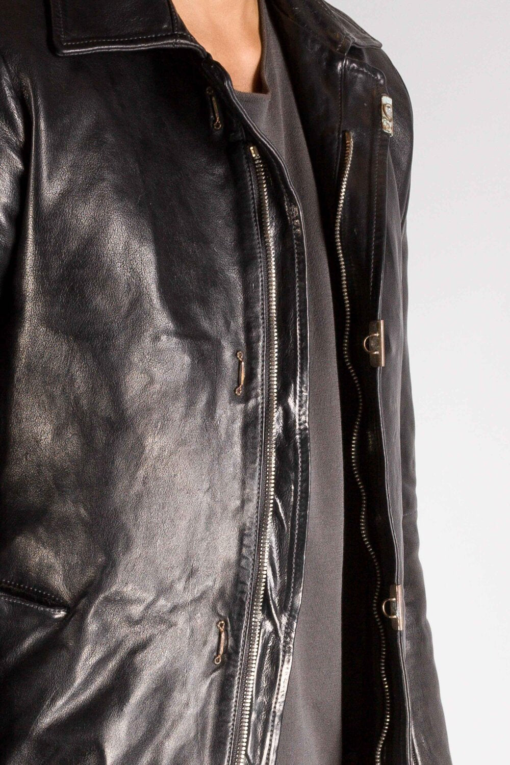 Object Dyed Lined Scarstitched Jacket
