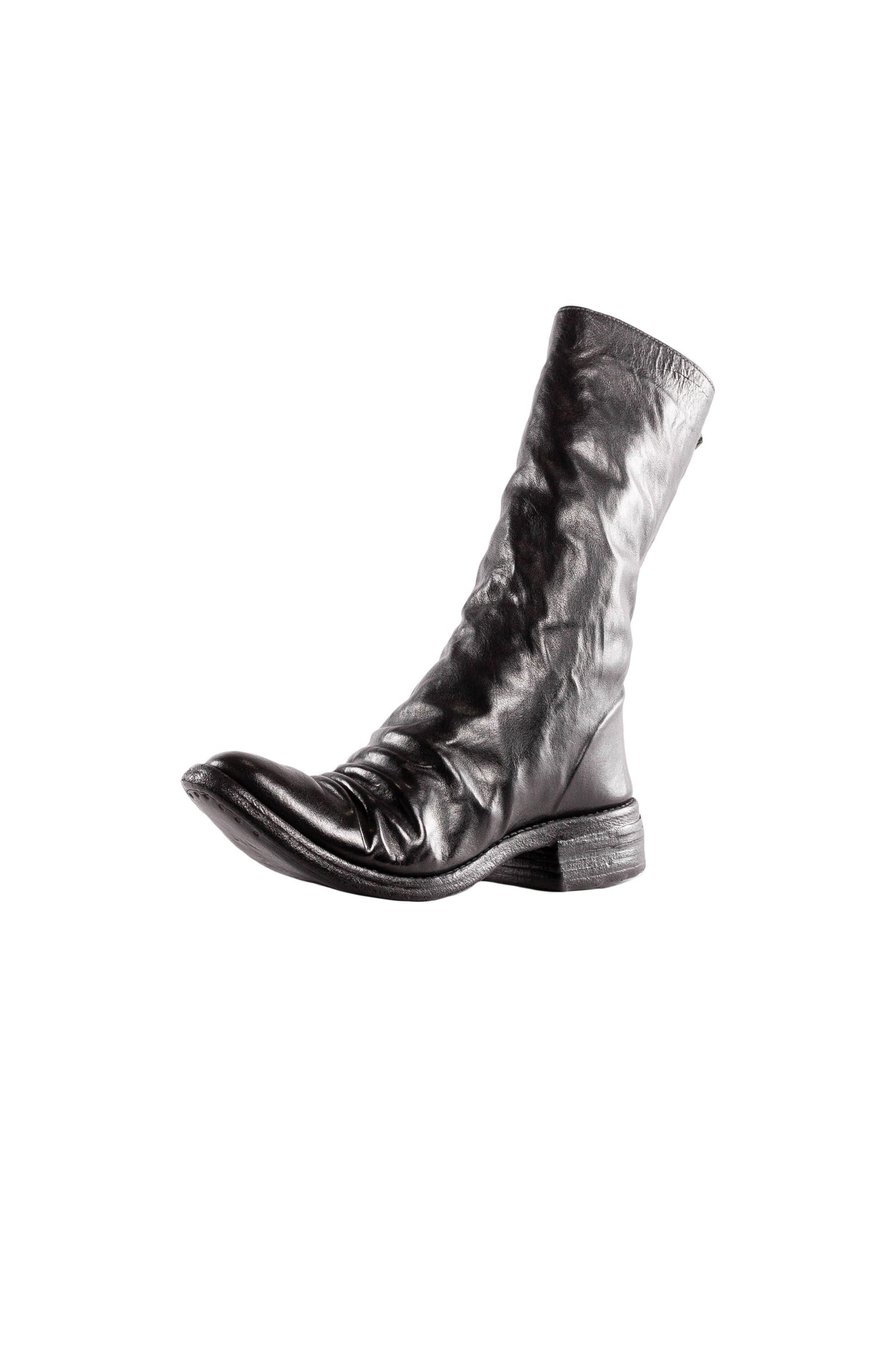 Object Dyed Lined Long Diagonal Zip Goodyear Boot
