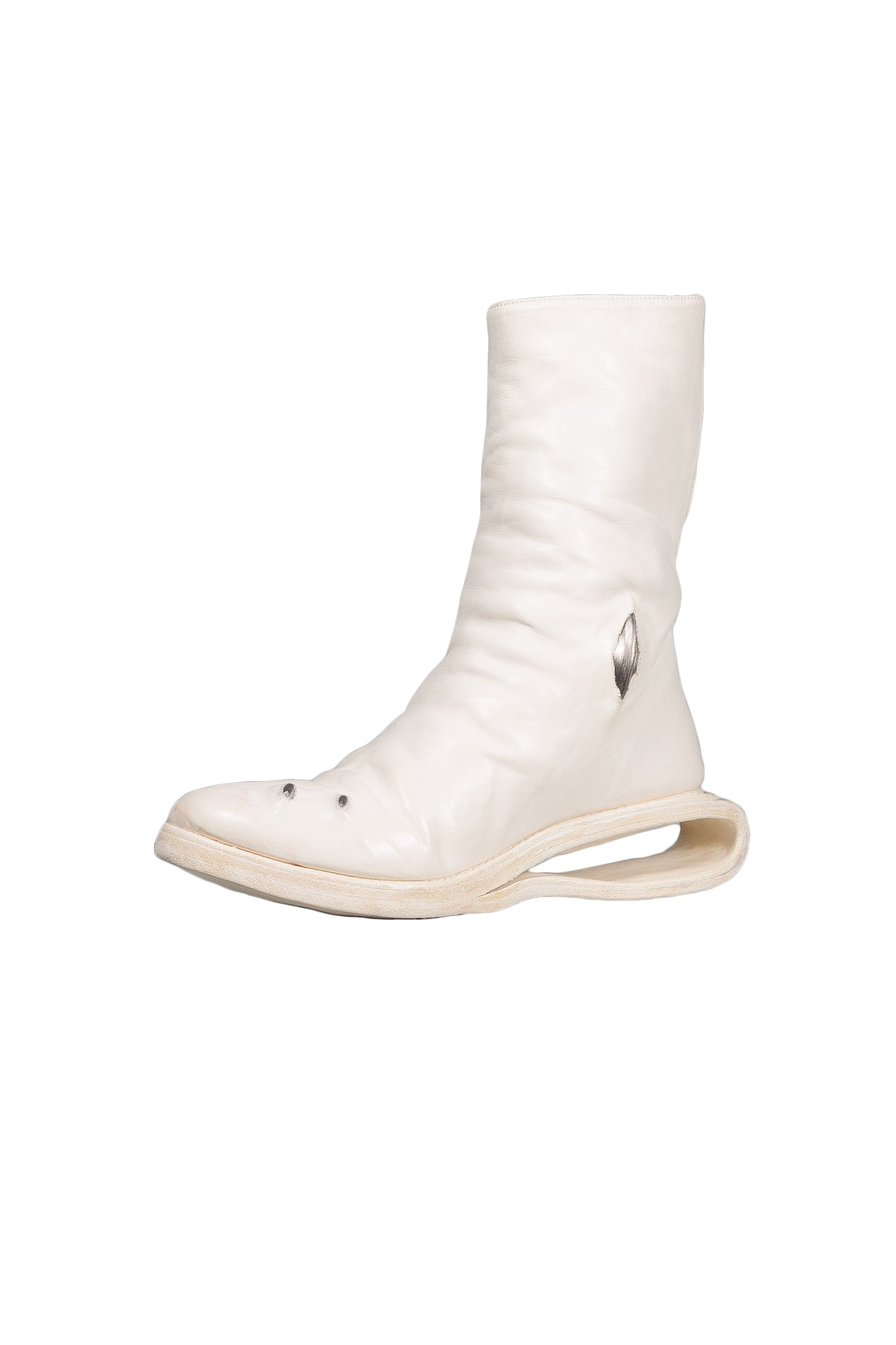 U-Sole Prosthetic Diagonal Zip Lined Goodyear Boot