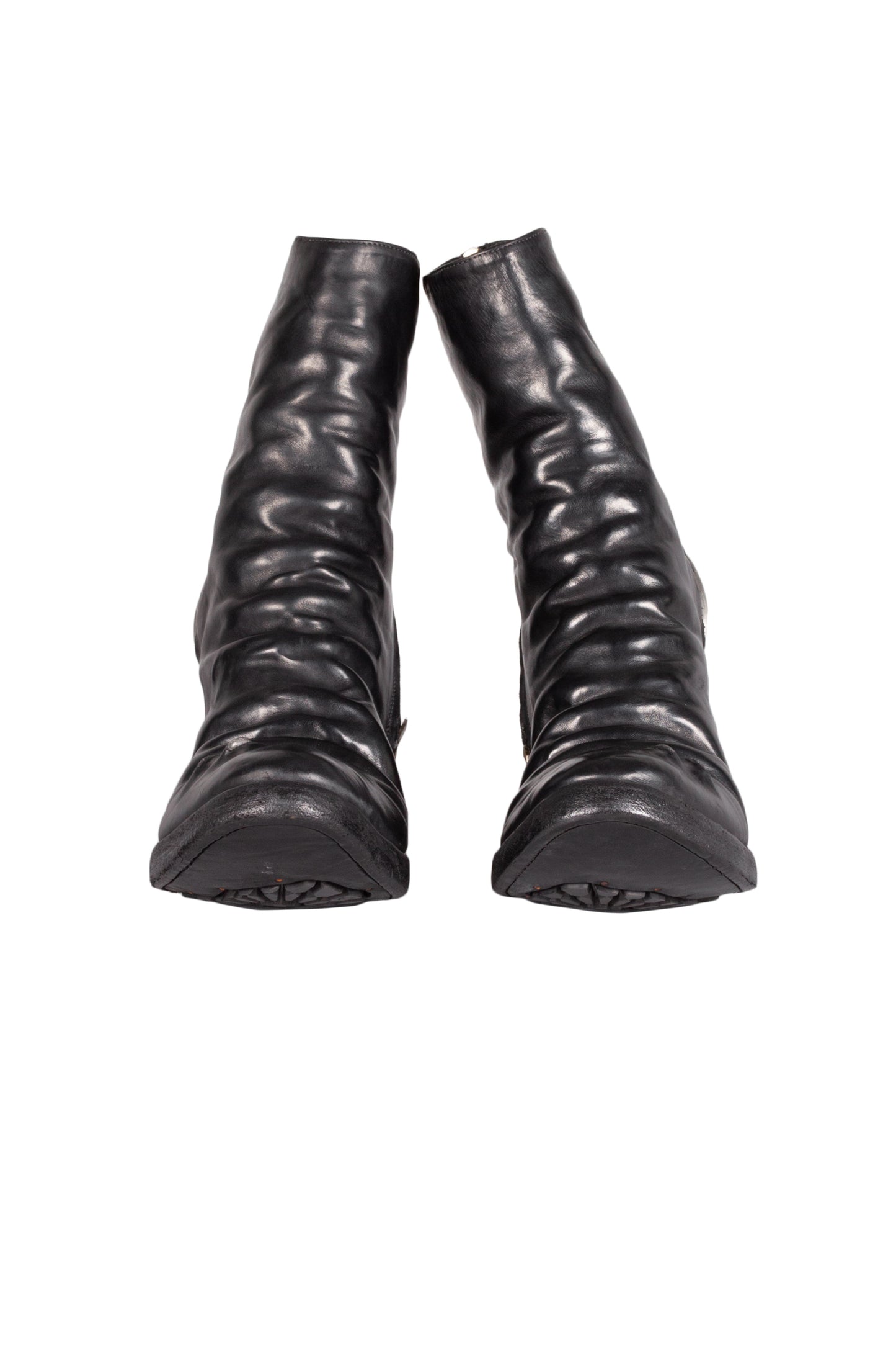 U-Sole Prosthetic Diagonal Zip Lined Goodyear Boot