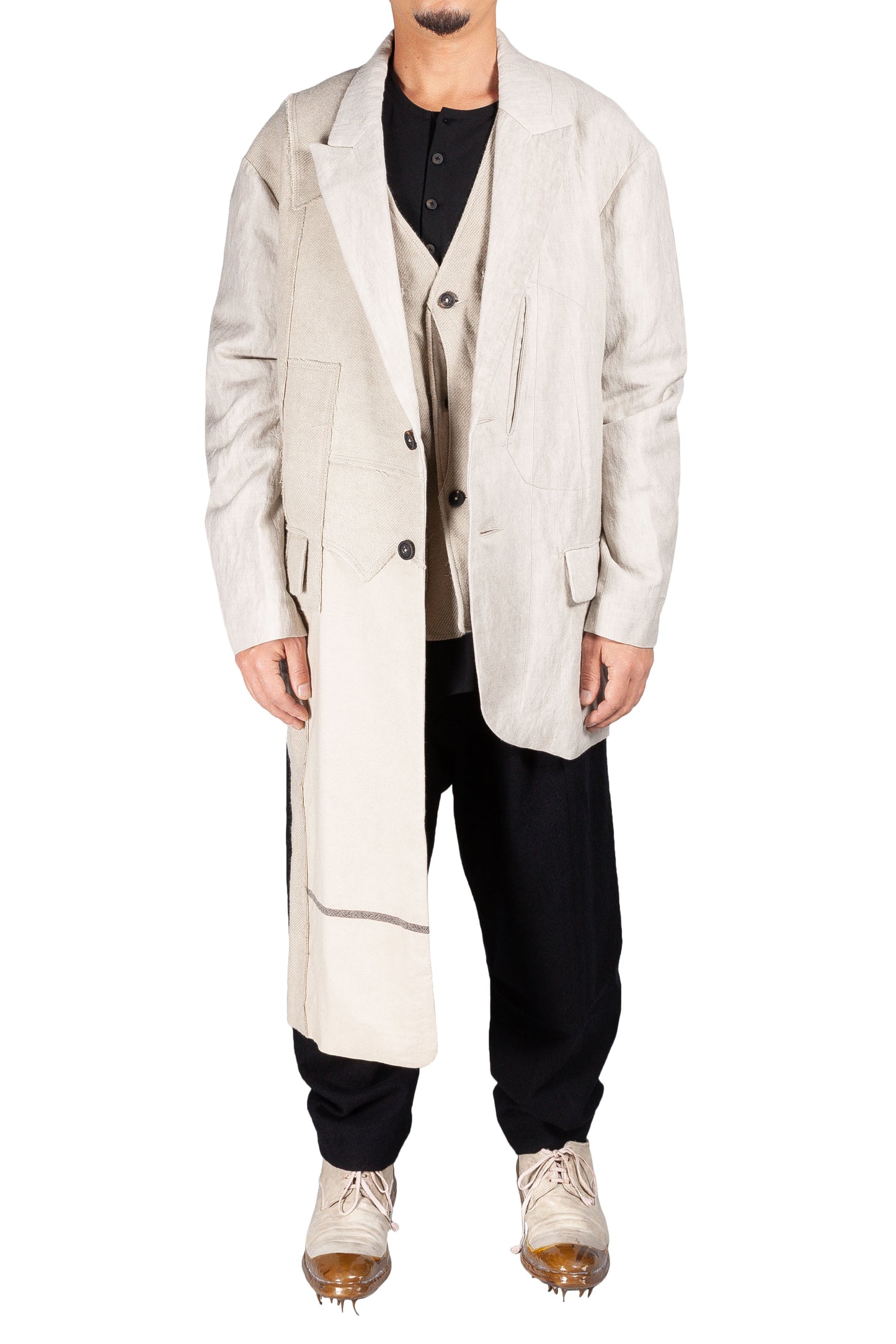 Asymmetric Patch Blazer