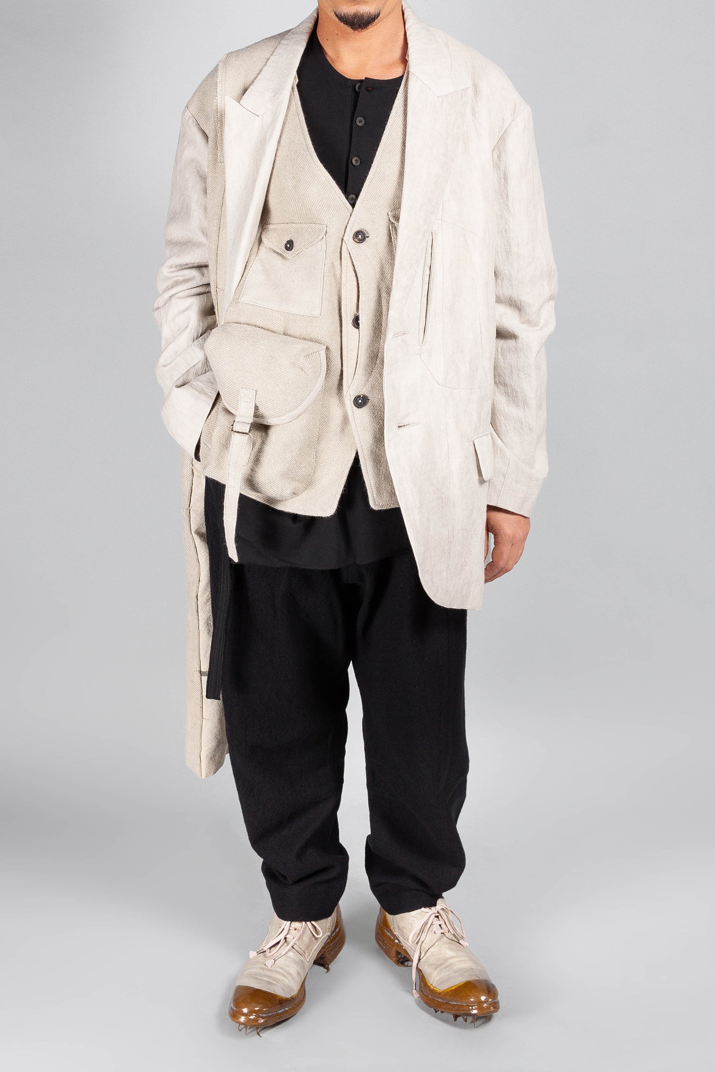 Asymmetric Patch Blazer
