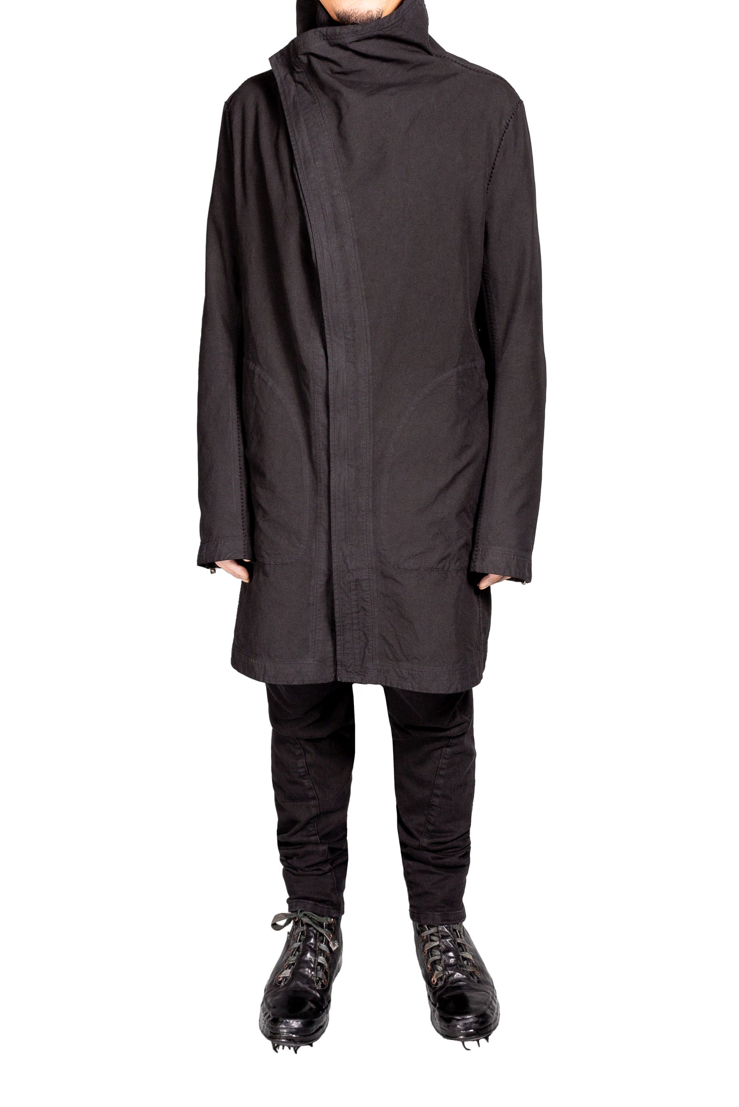 Object Dyed Meltlock Button Down Collar Parka