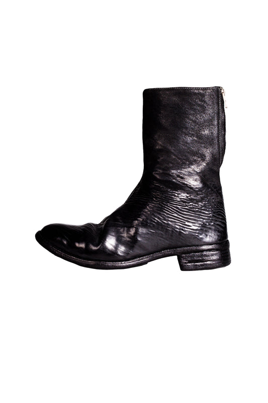 Object Dyed Lined Diagonal Zip Goodyear Boot