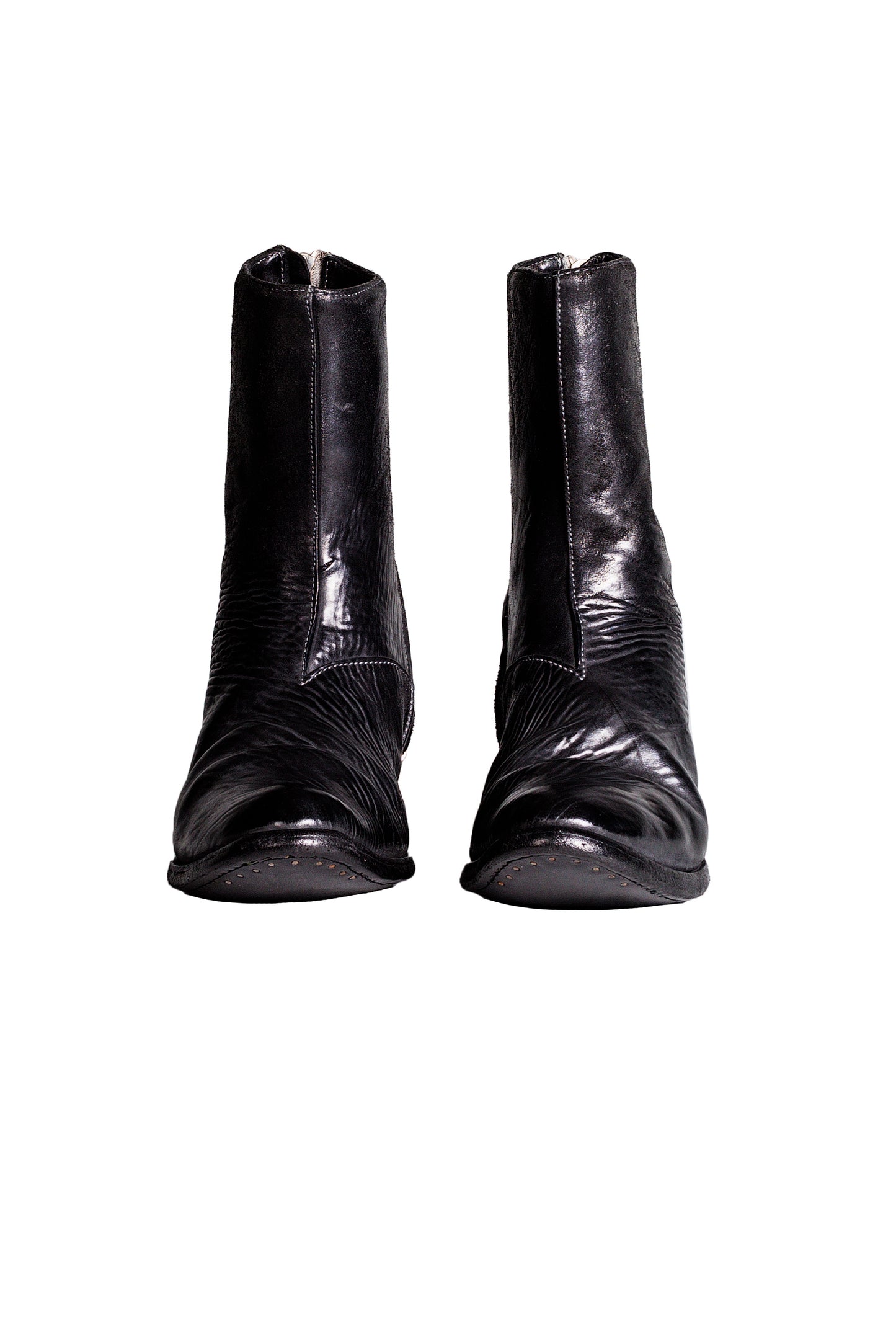 Object Dyed Lined Diagonal Zip Goodyear Boot