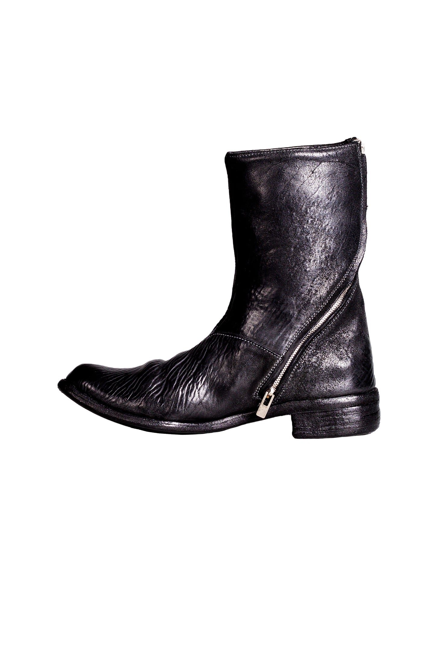Object Dyed Lined Diagonal Zip Goodyear Boot