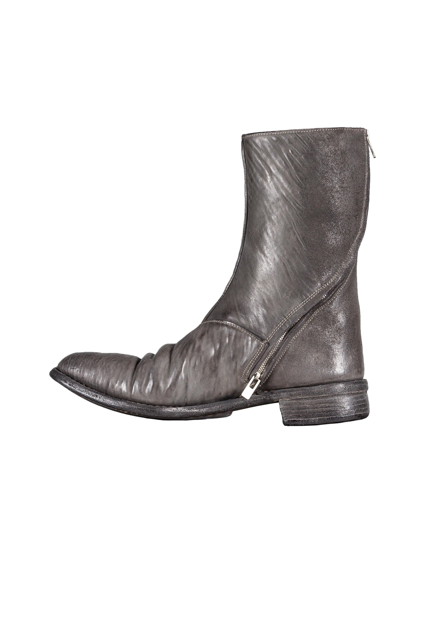Object Dyed Lined Diagonal Zip Goodyear Boot