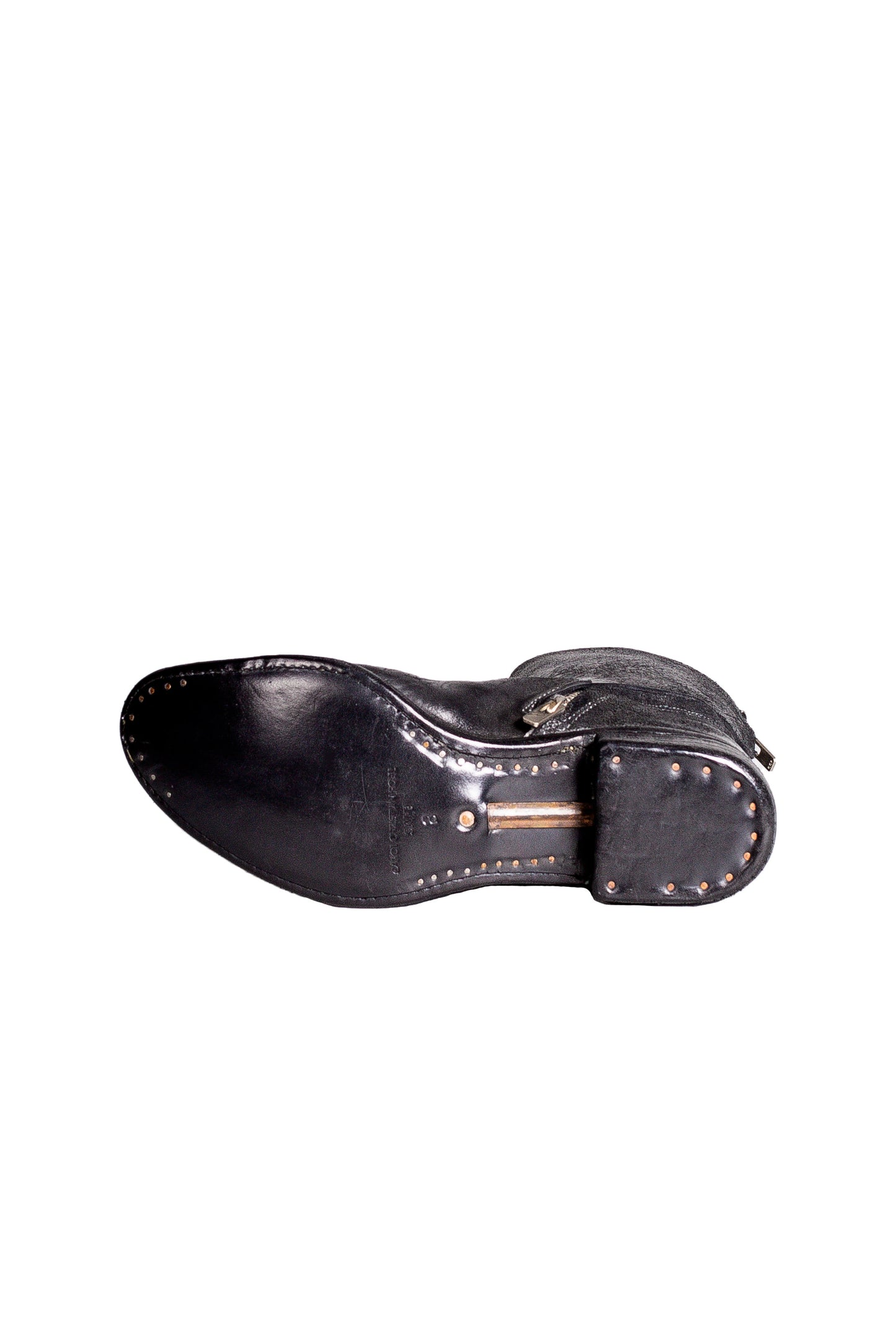 Object Dyed Lined Diagonal Zip Goodyear Boot