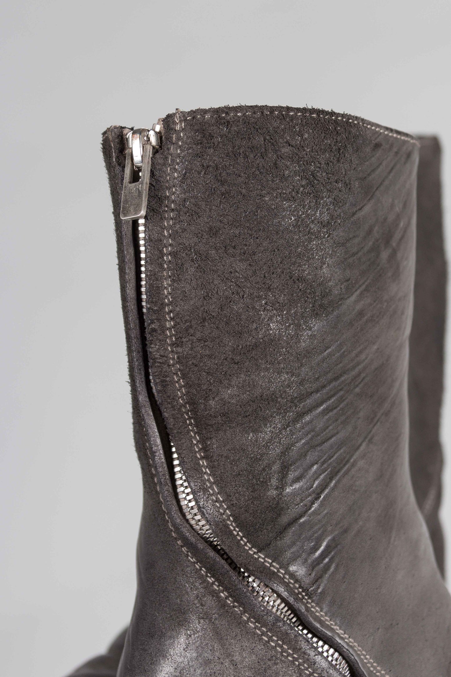 Object Dyed Lined Diagonal Zip Goodyear Boot