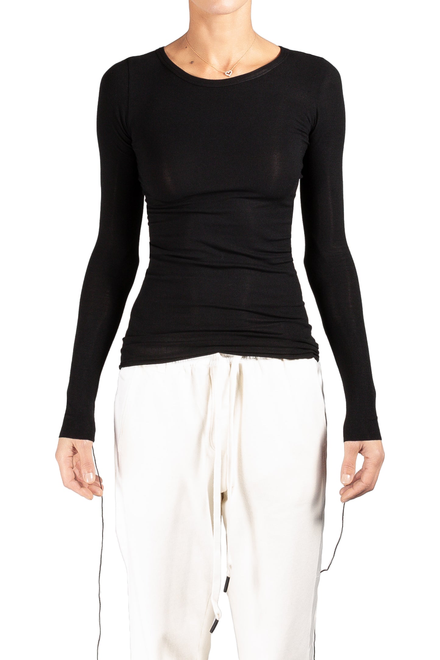 Ribbed Crewneck