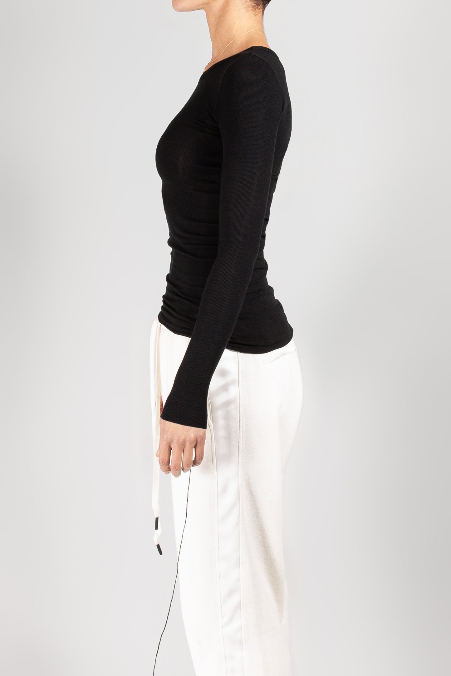 Ribbed Crewneck