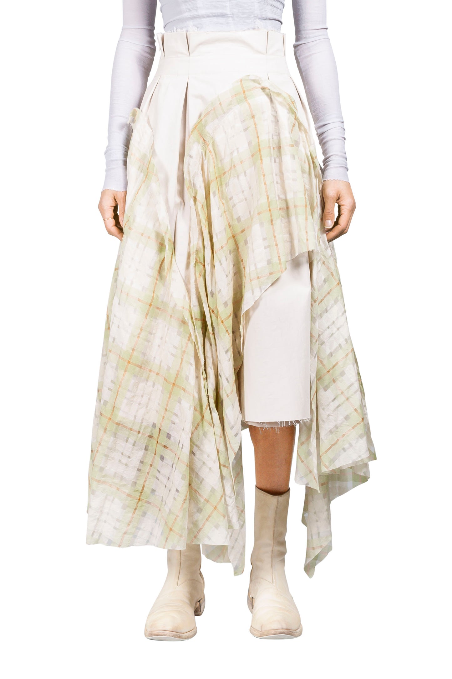 Asymmetric Draped Skirt