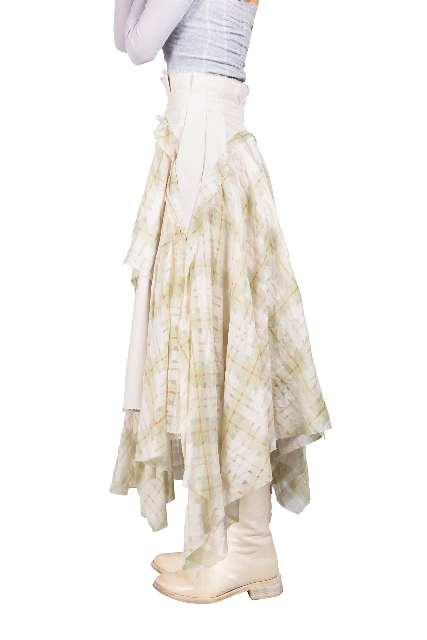 Asymmetric Draped Skirt