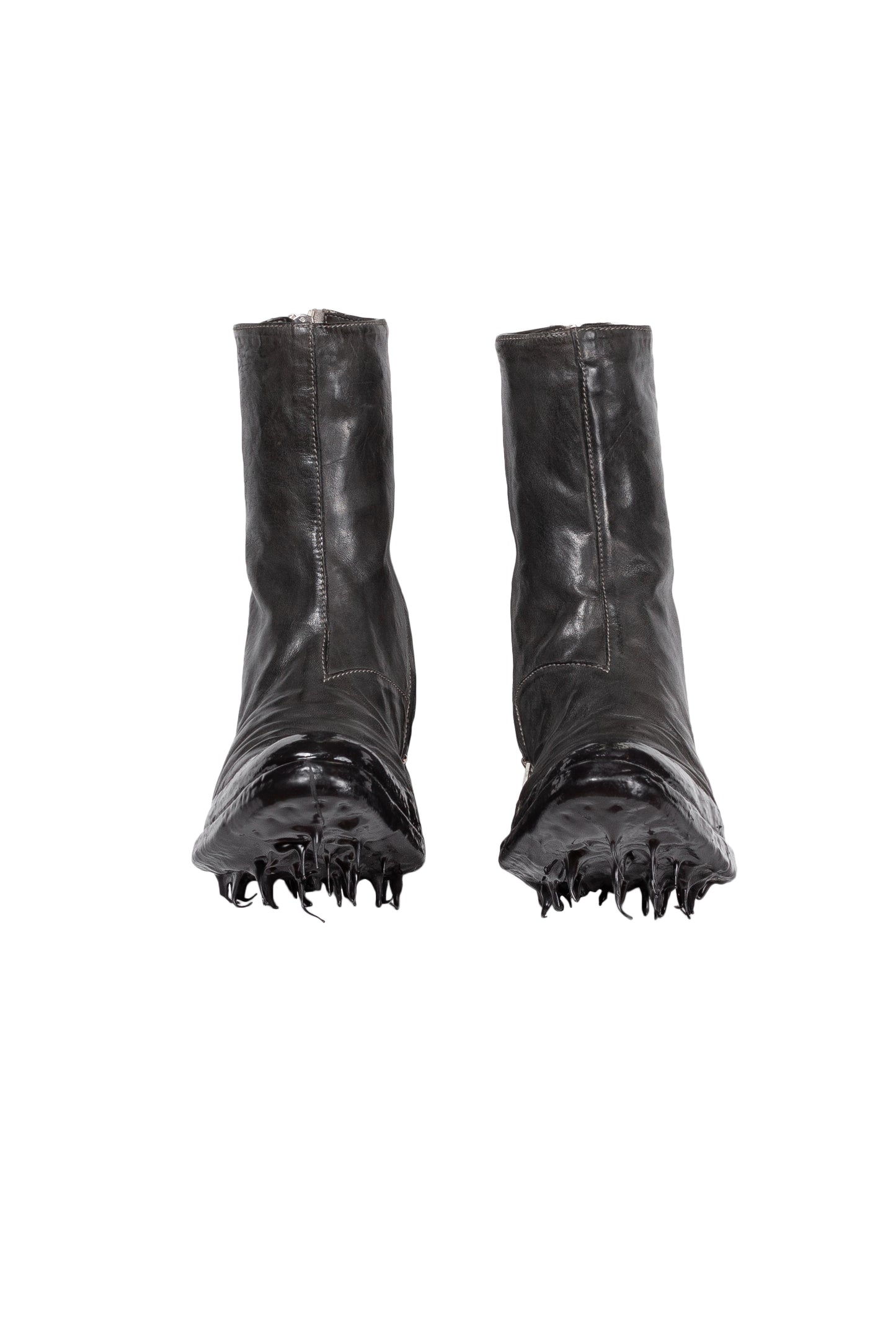 Object Dyed Lined Rubber Drip Diagonal Zip Goodyear Boot