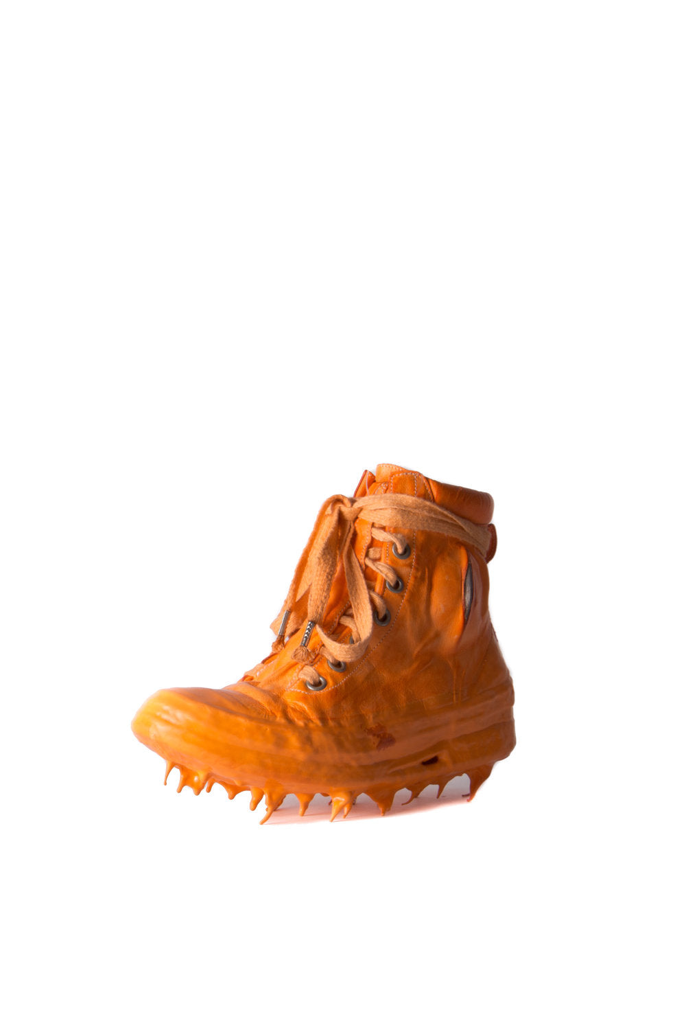 Object Dyed Prosthetic Ankle Drip Rubber Sneaker