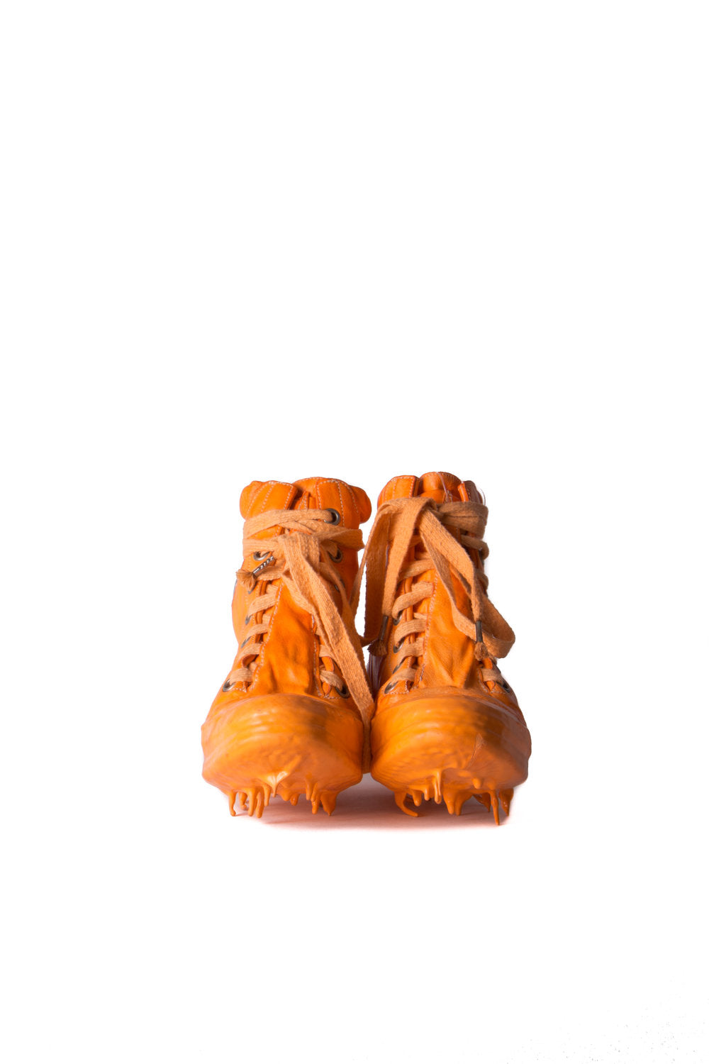 Object Dyed Prosthetic Ankle Drip Rubber Sneaker
