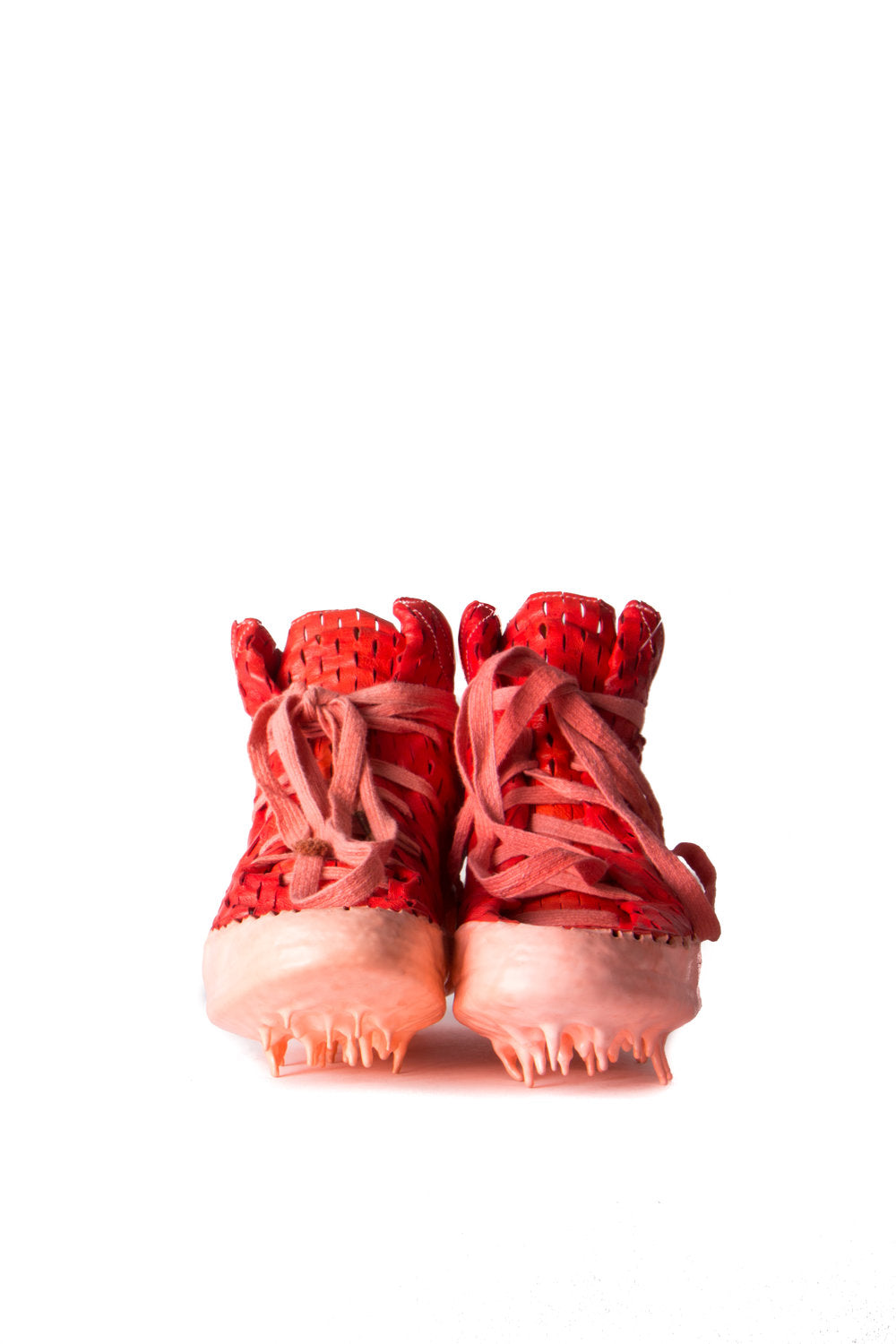 Object Dyed Perforated Drip Rubber Sneaker