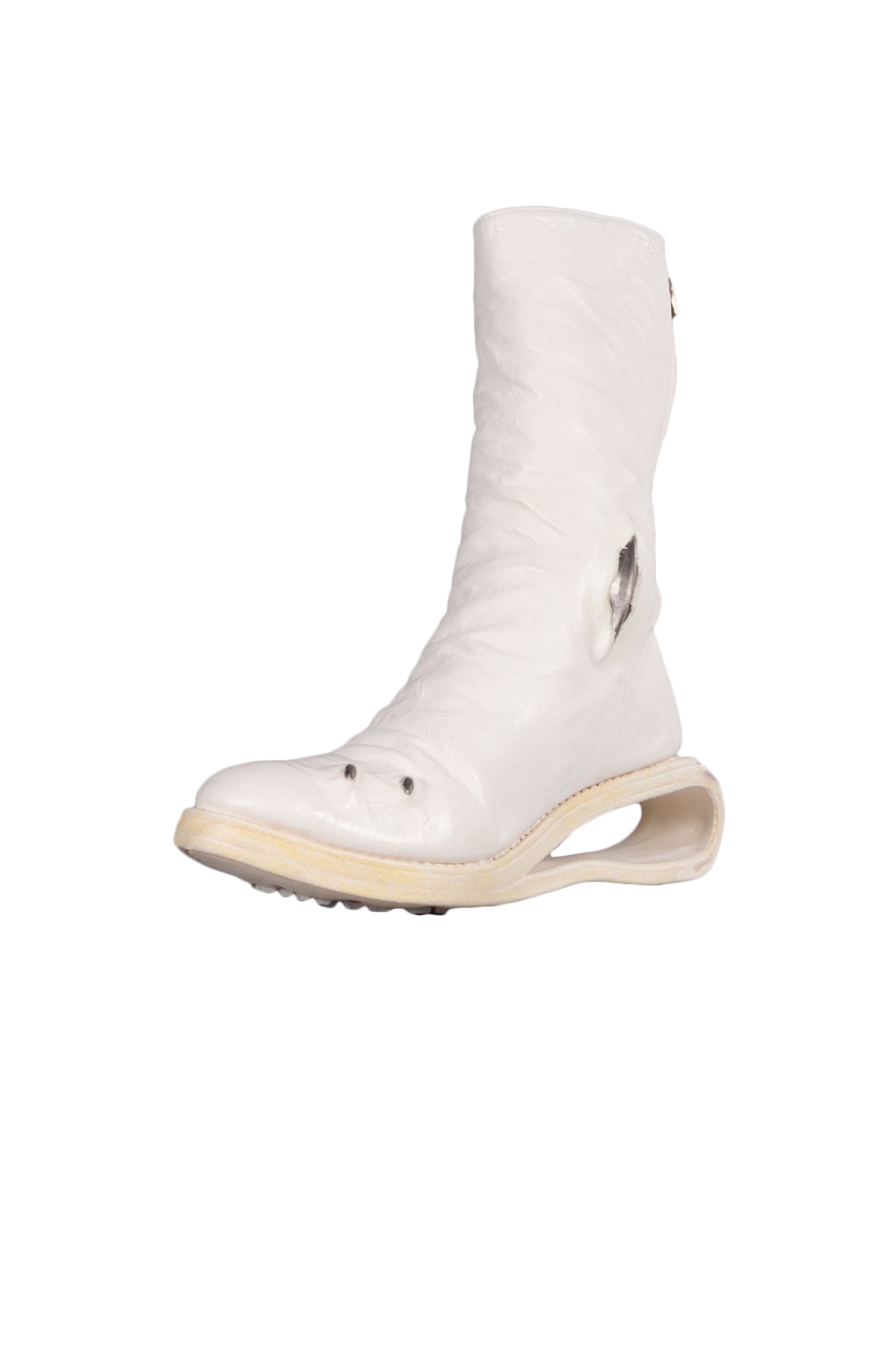 U-Sole Prosthetic Diagonal Zip Lined Goodyear Boot