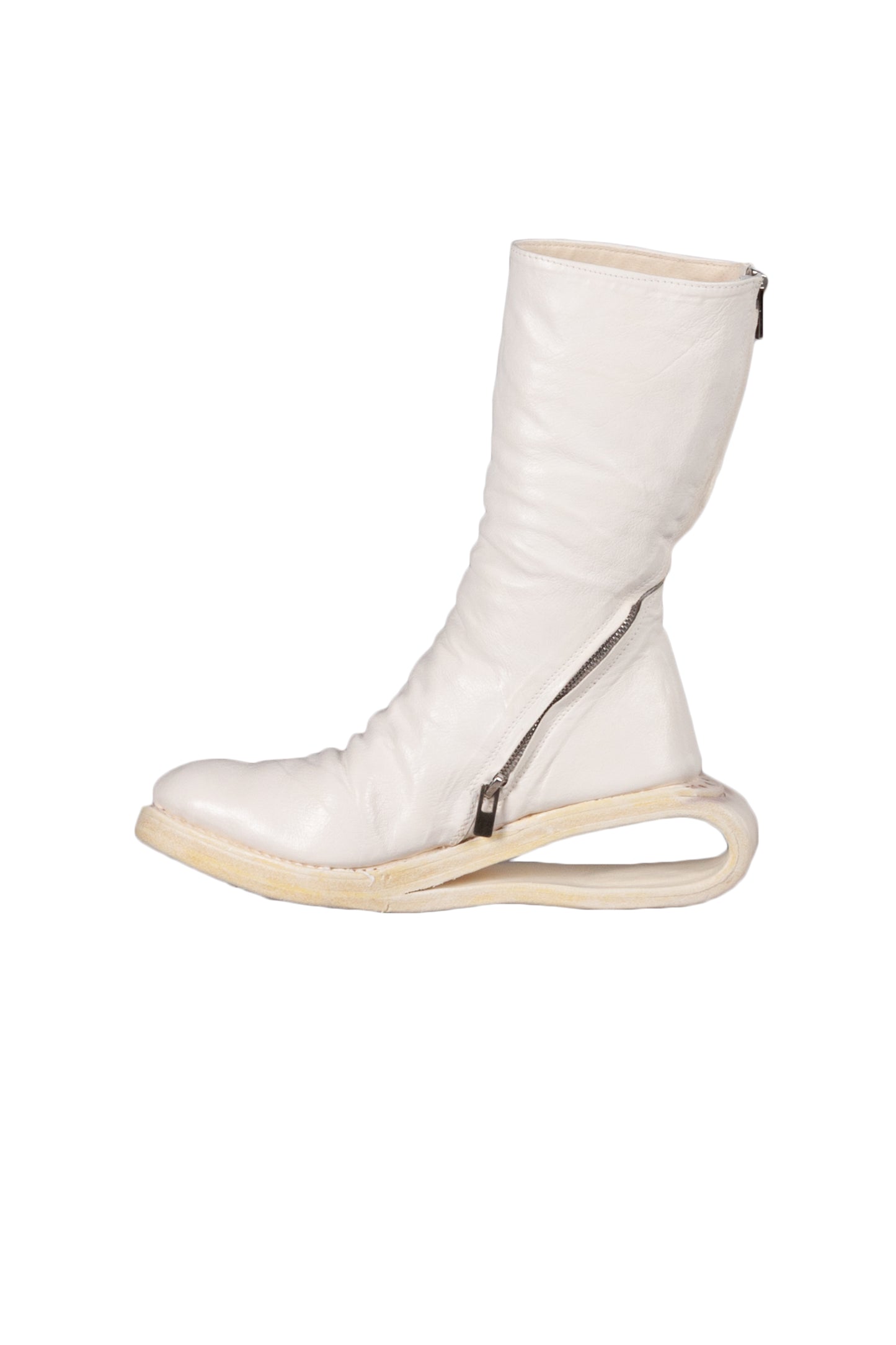 U-Sole Prosthetic Diagonal Zip Lined Goodyear Boot