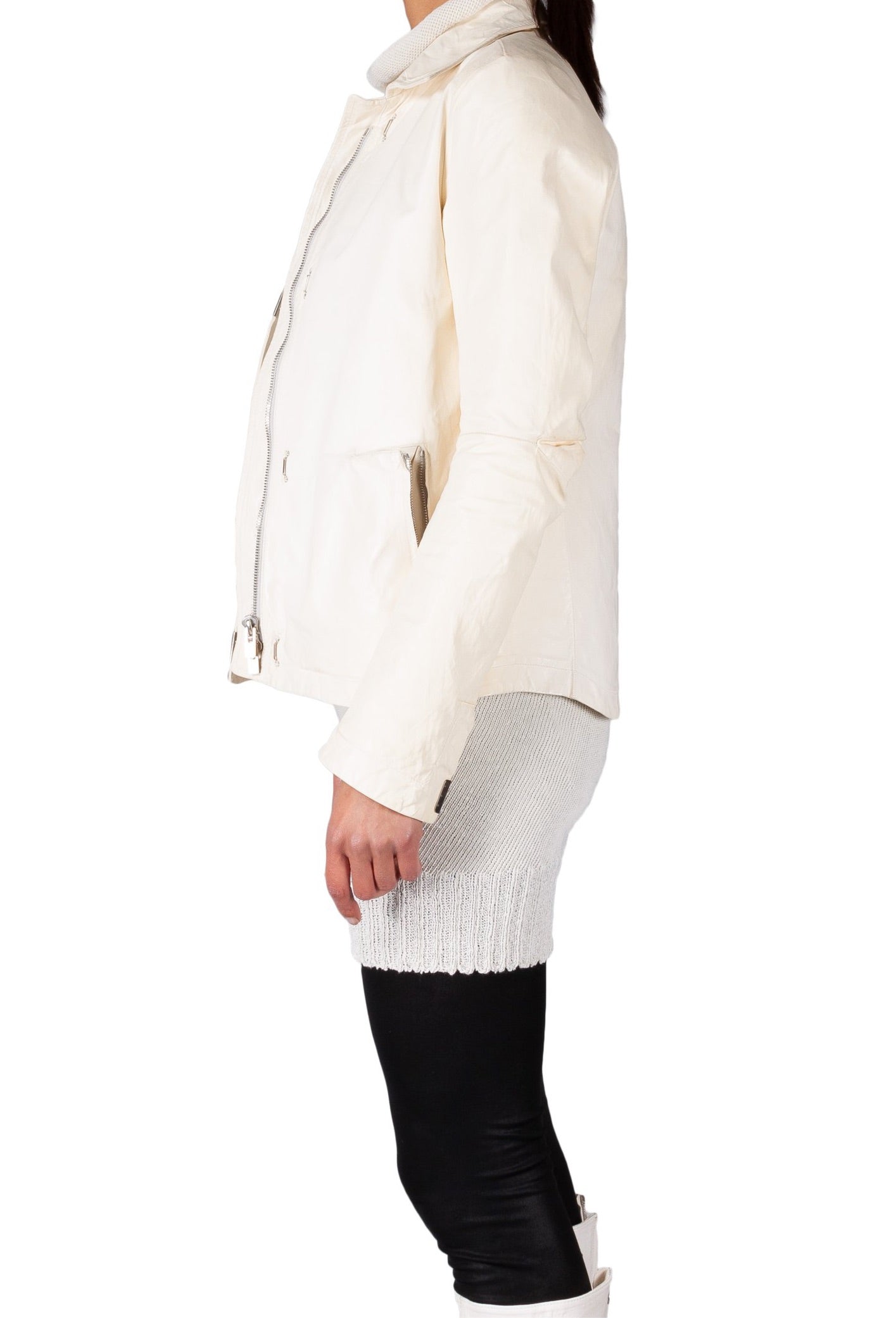 Object Dyed Lined Scarstiched Jacket