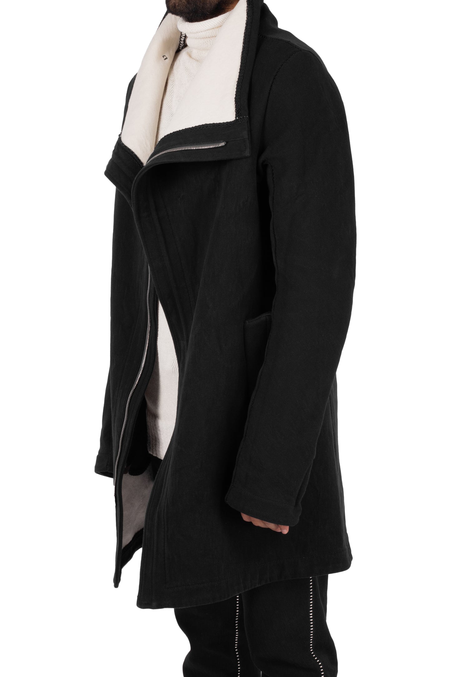 Unlined Visible Overlock Dead End Parka