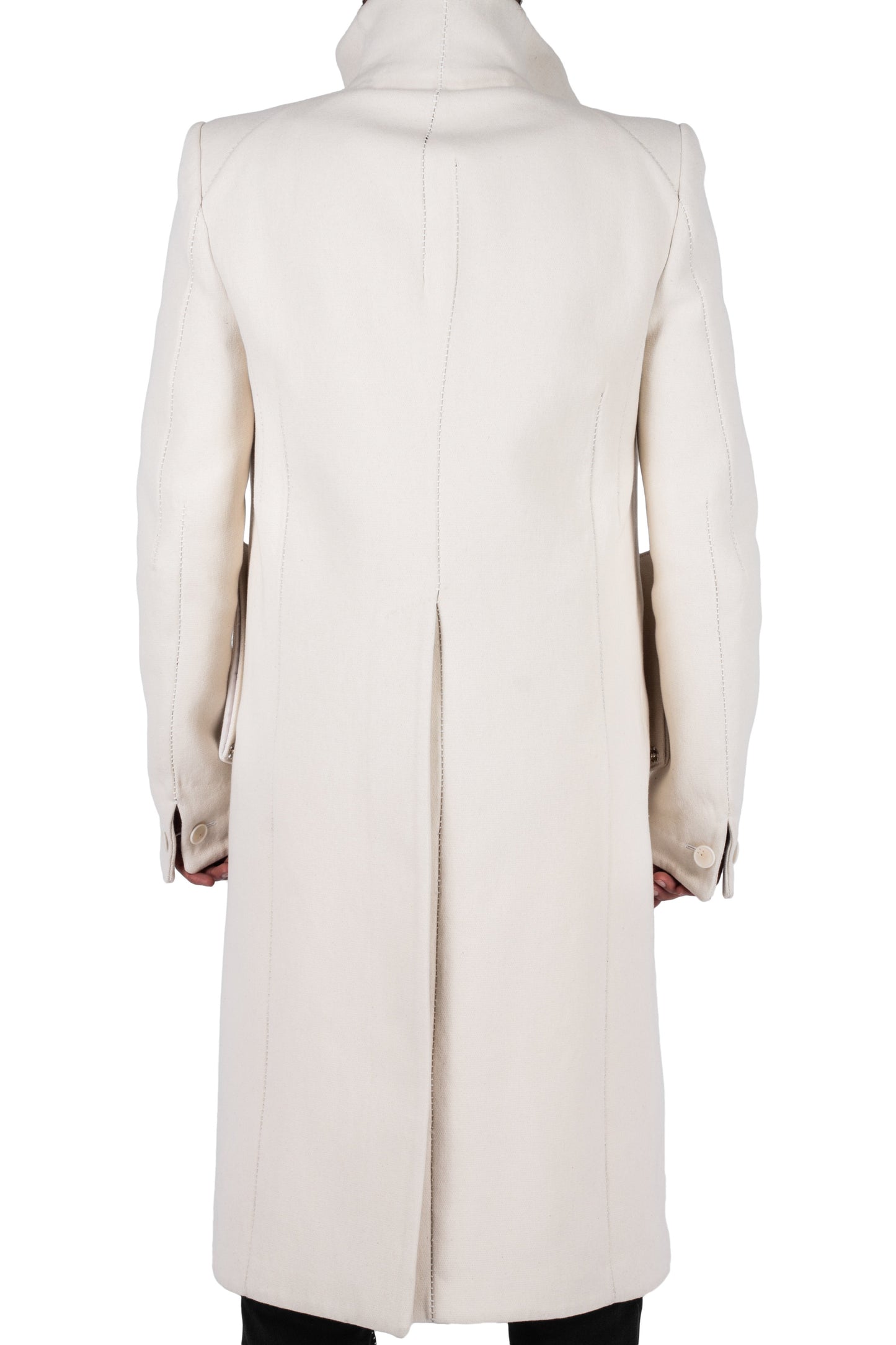 Overlock High Neck Dead End Coat