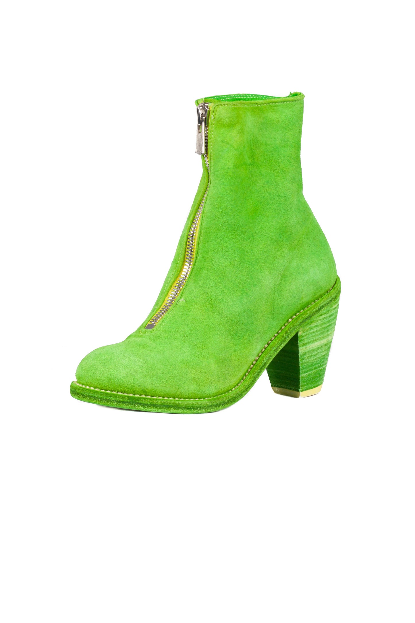 Front Zip Heel Boots