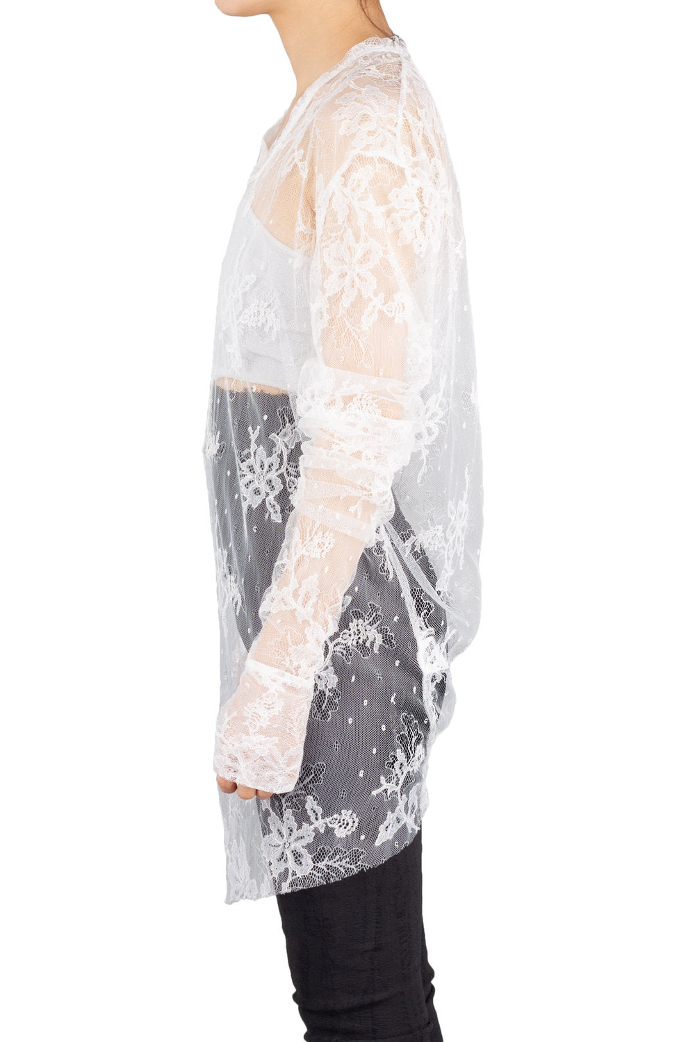 Asymmetric Lace Top